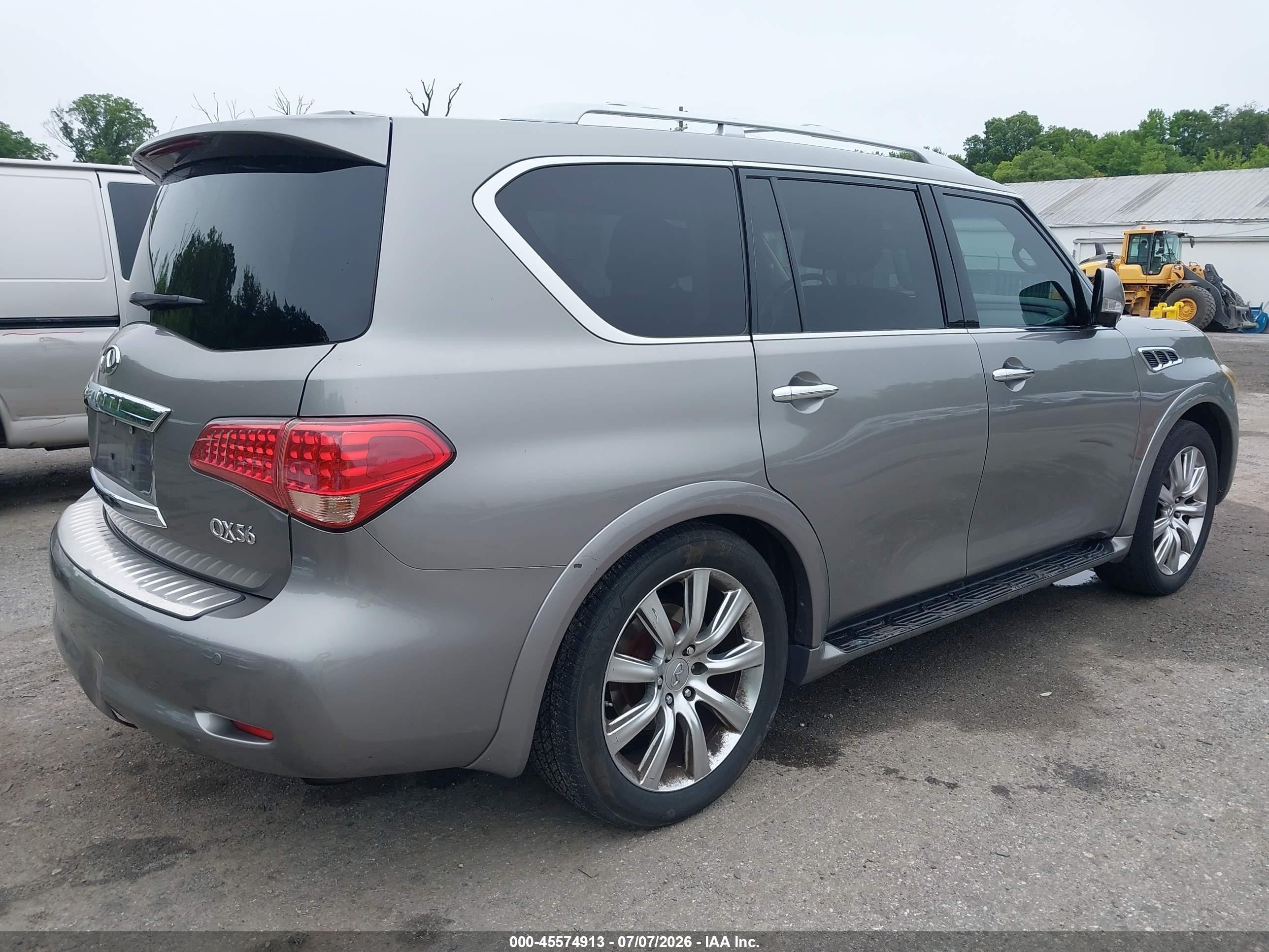 2012 Infiniti Qx56   Gray vin: JN8AZ2NE7C9022088