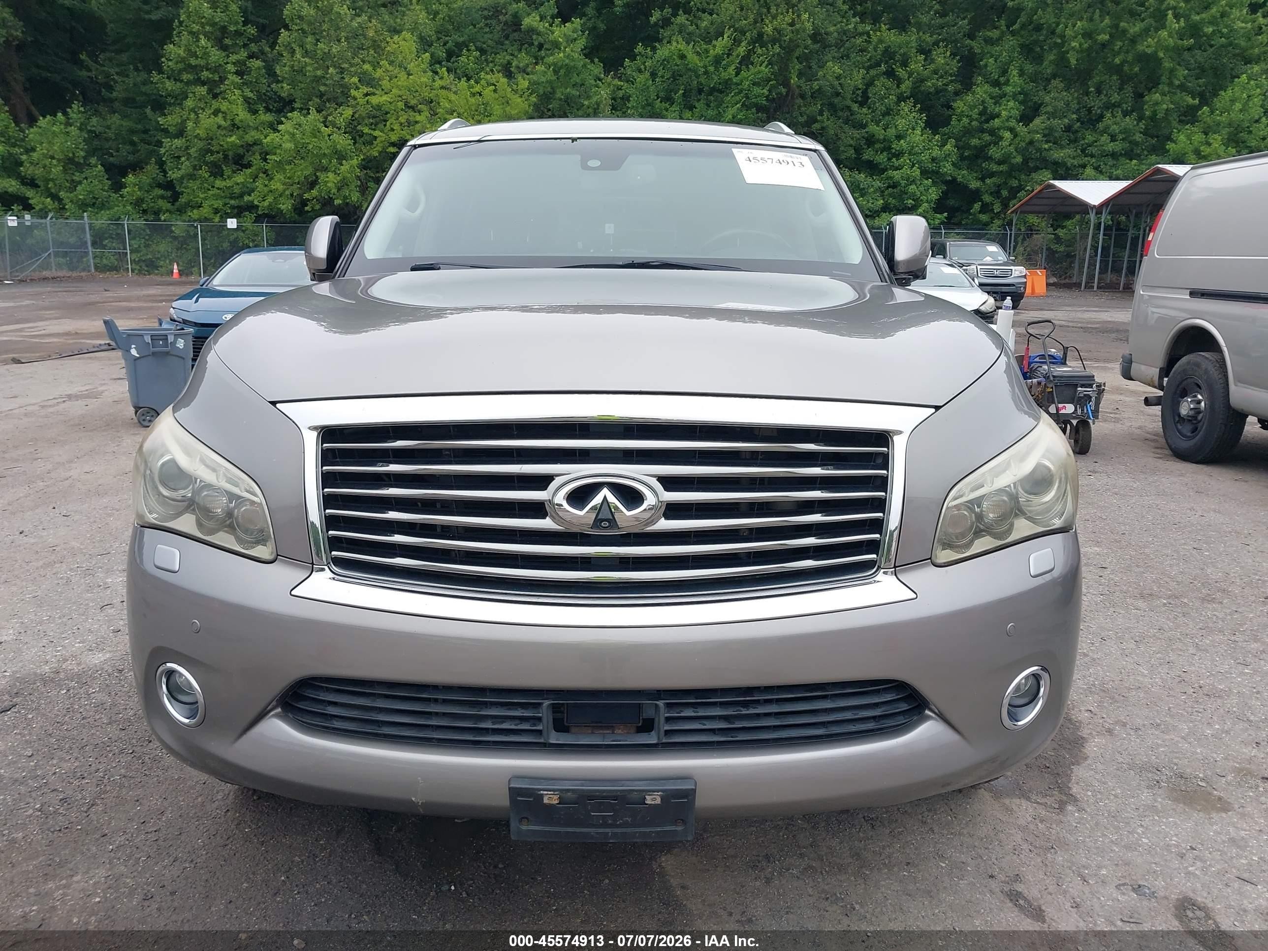 2012 Infiniti Qx56   Gray vin: JN8AZ2NE7C9022088
