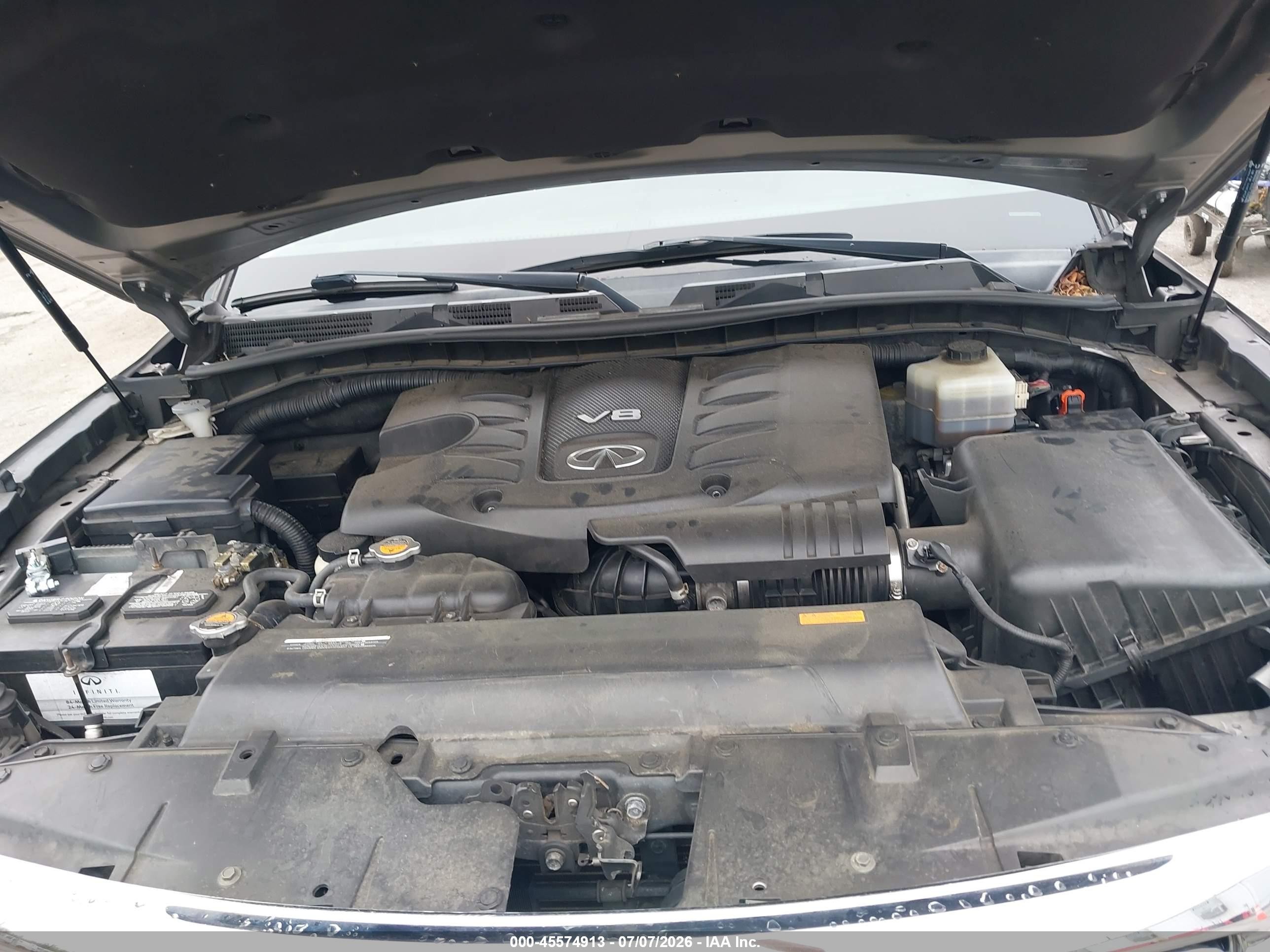 2012 Infiniti Qx56   Gray vin: JN8AZ2NE7C9022088