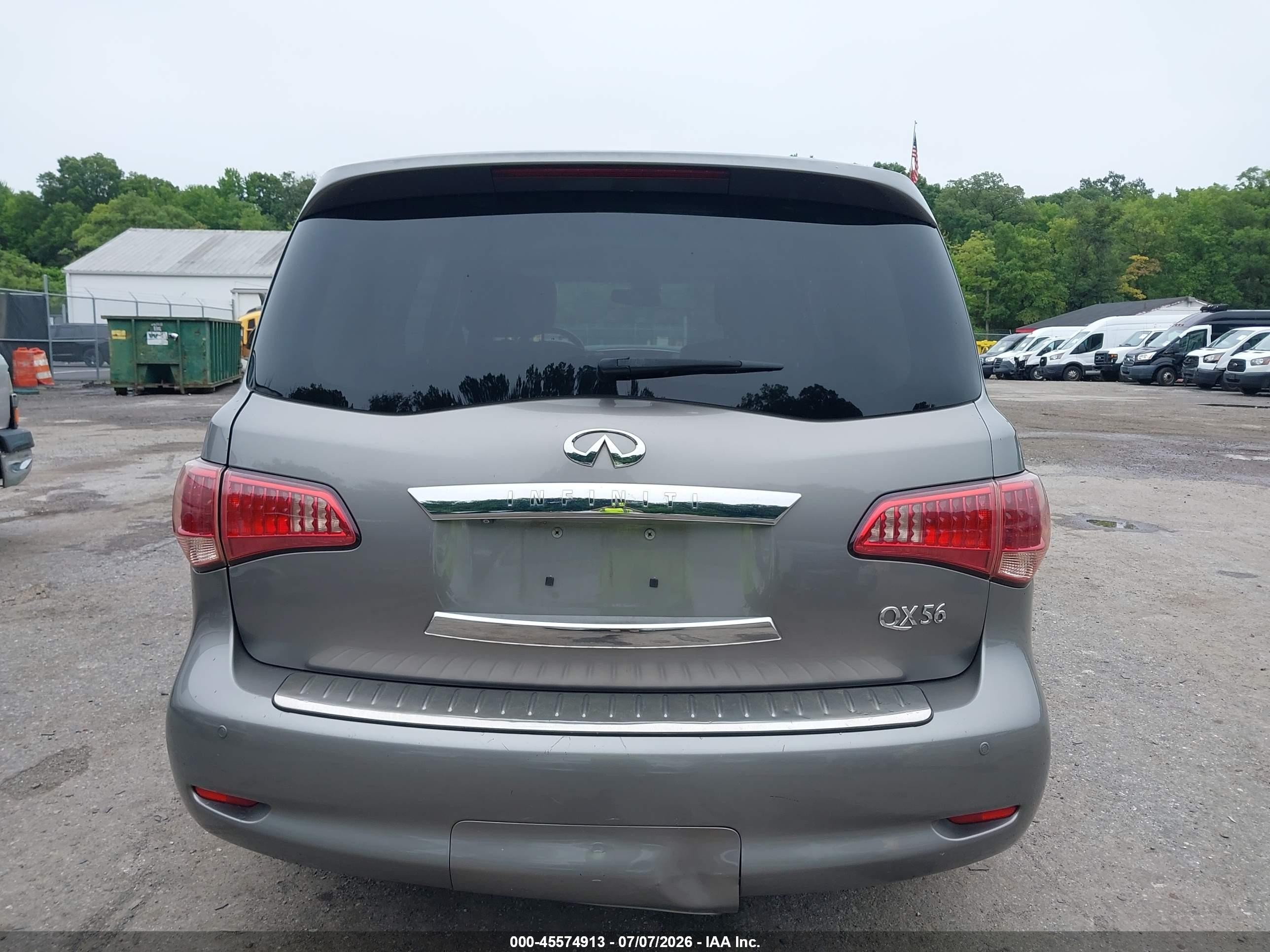 2012 Infiniti Qx56   Gray vin: JN8AZ2NE7C9022088