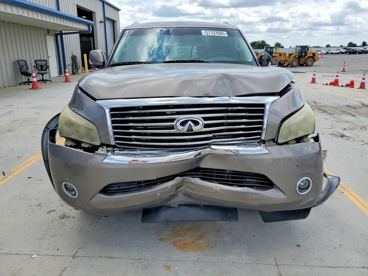 2013 Infiniti Qx56 Base Gray vin: JN8AZ2NE7D9040463