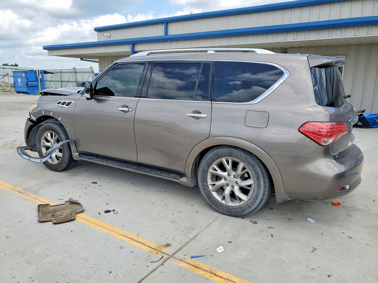 2013 Infiniti Qx56 Base Gray vin: JN8AZ2NE7D9040463