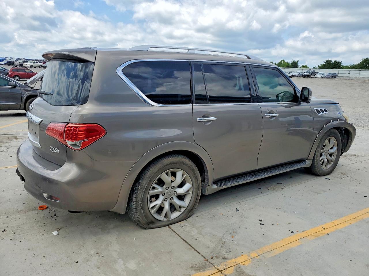 2013 Infiniti Qx56 Base Gray vin: JN8AZ2NE7D9040463