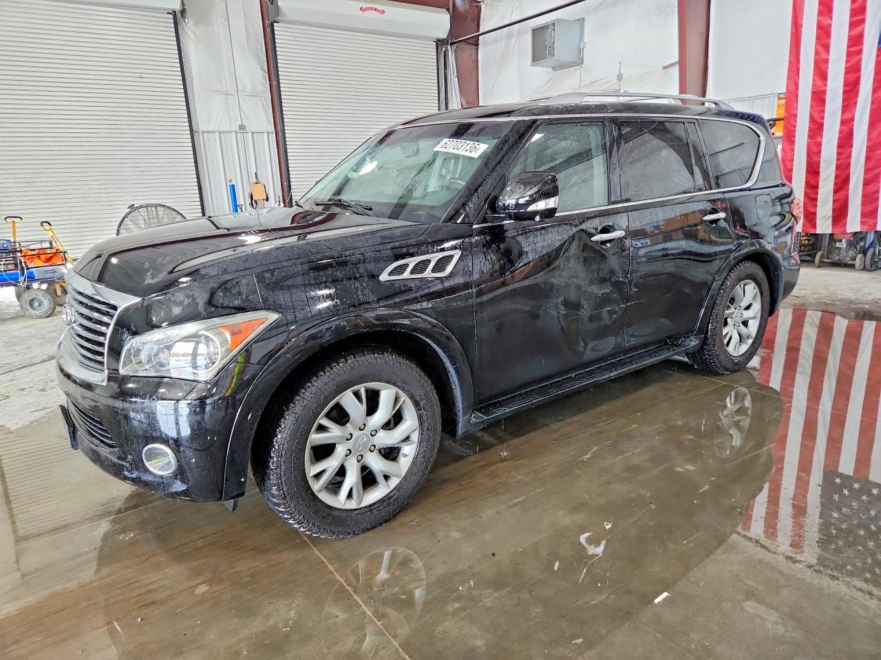2013 Infiniti Qx56 Base Black vin: JN8AZ2NE7D9040771