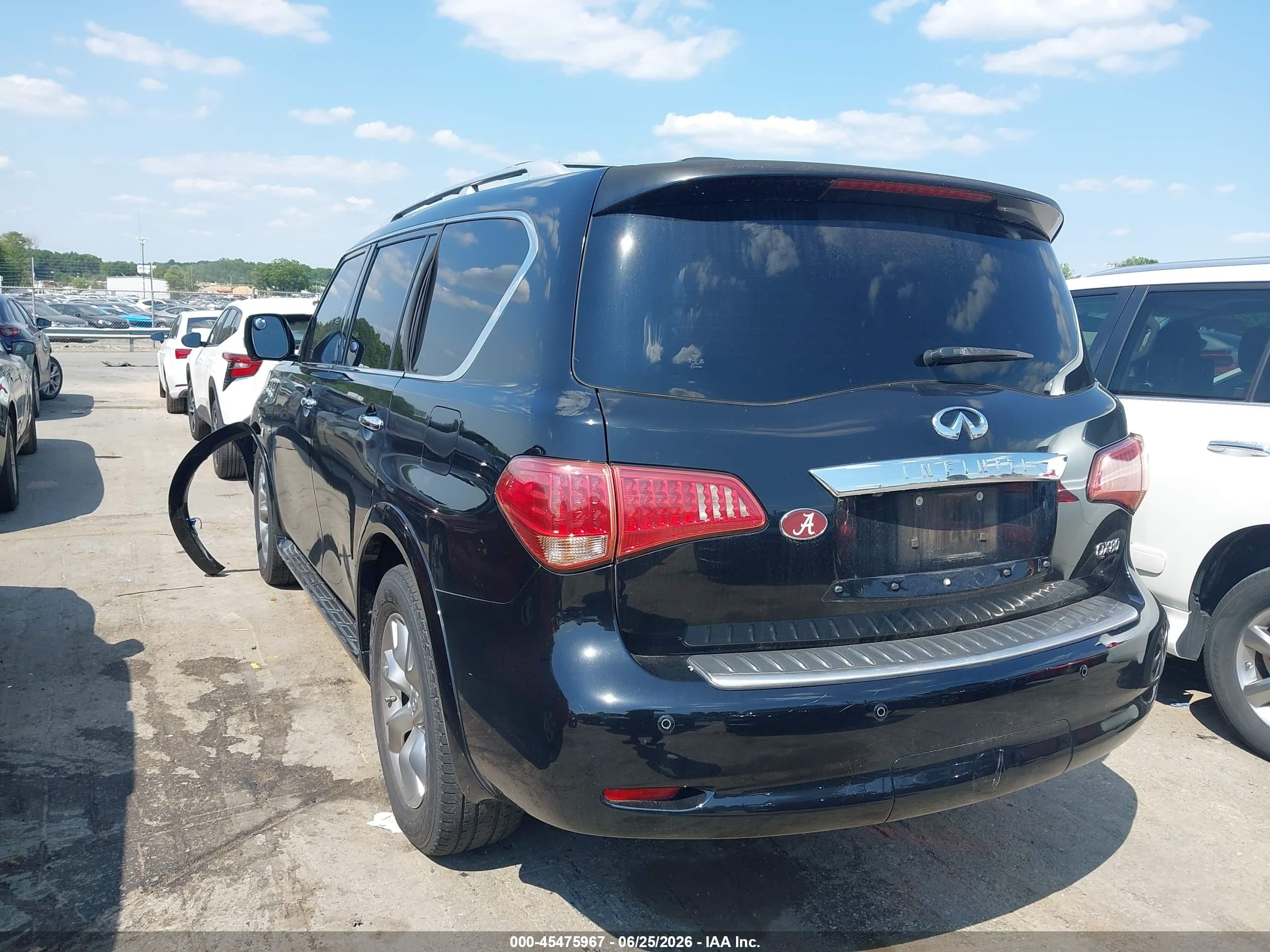 2014 Infiniti Qx80 Black vin: JN8AZ2NE7E9062464
