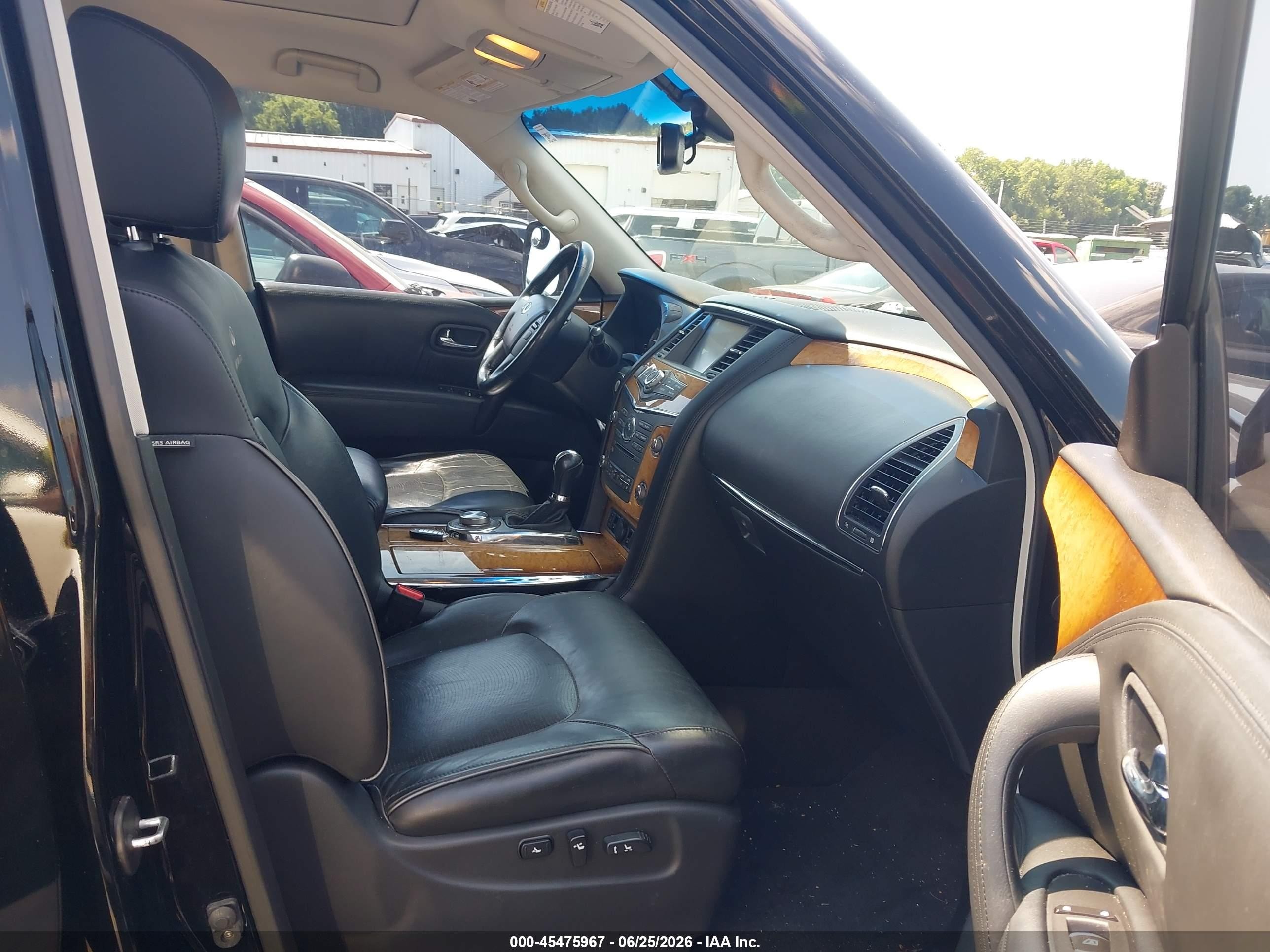 2014 Infiniti Qx80 Black vin: JN8AZ2NE7E9062464