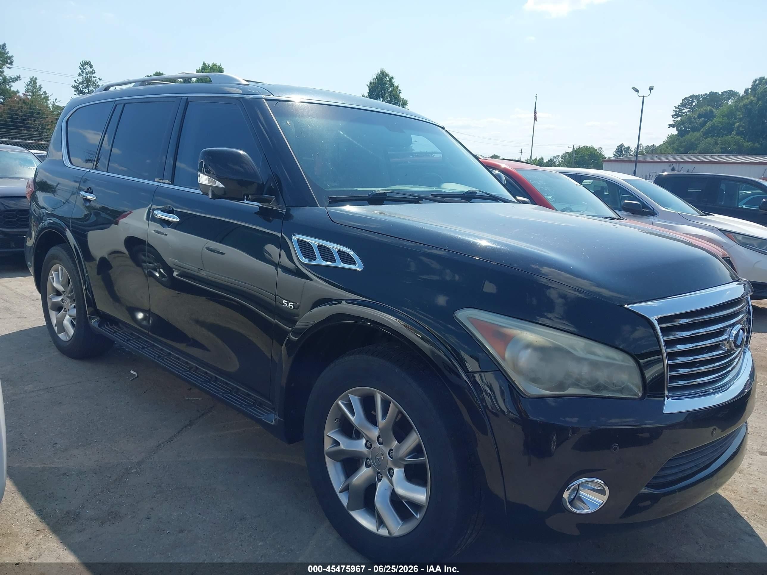2014 Infiniti Qx80 Black vin: JN8AZ2NE7E9062464