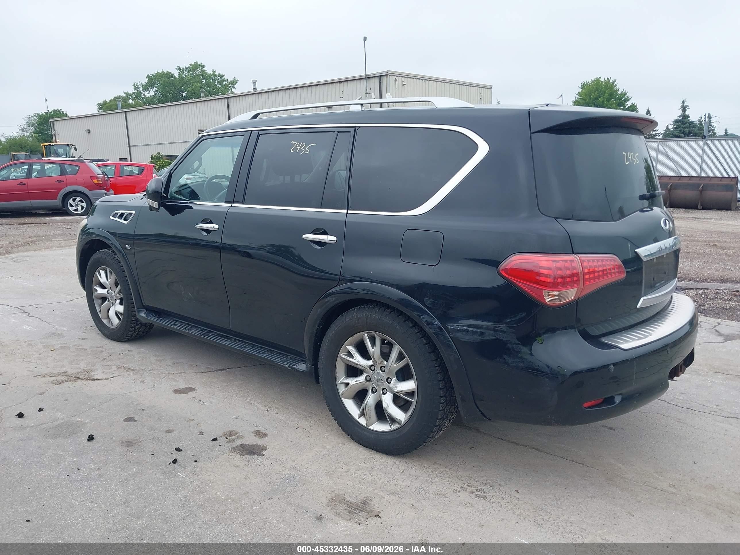 2014 Infiniti Qx80   Black vin: JN8AZ2NE7E9063775