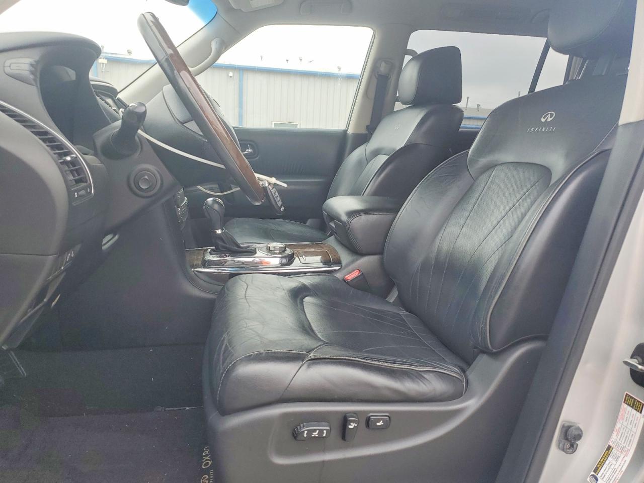 2014 Infiniti Qx80 Base Silver vin: JN8AZ2NE7E9066451