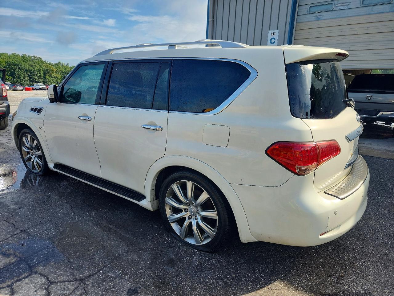 2014 Infiniti Qx80 Base Белый vin: JN8AZ2NE7E9068412