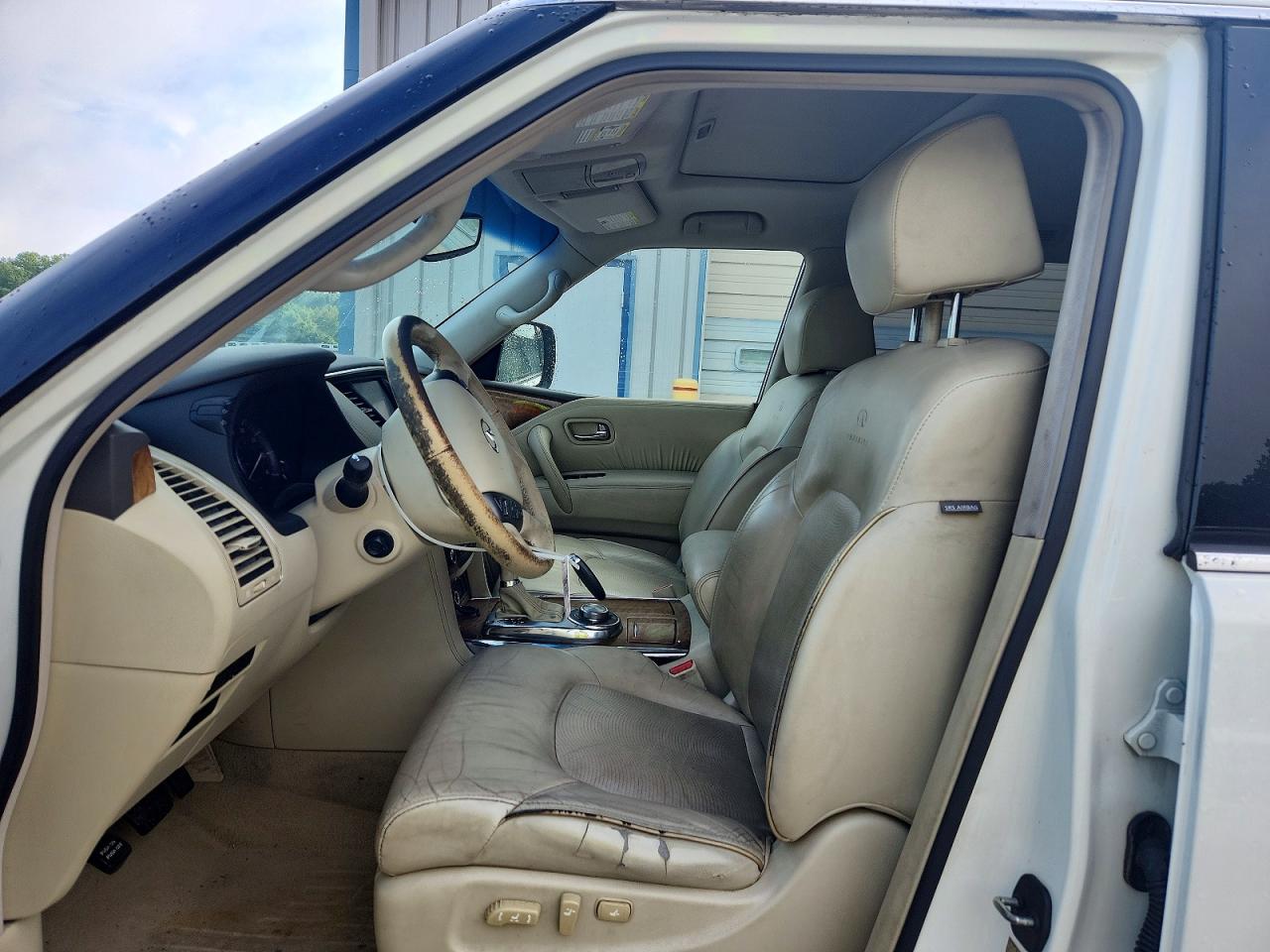 2014 Infiniti Qx80 Base Белый vin: JN8AZ2NE7E9068412