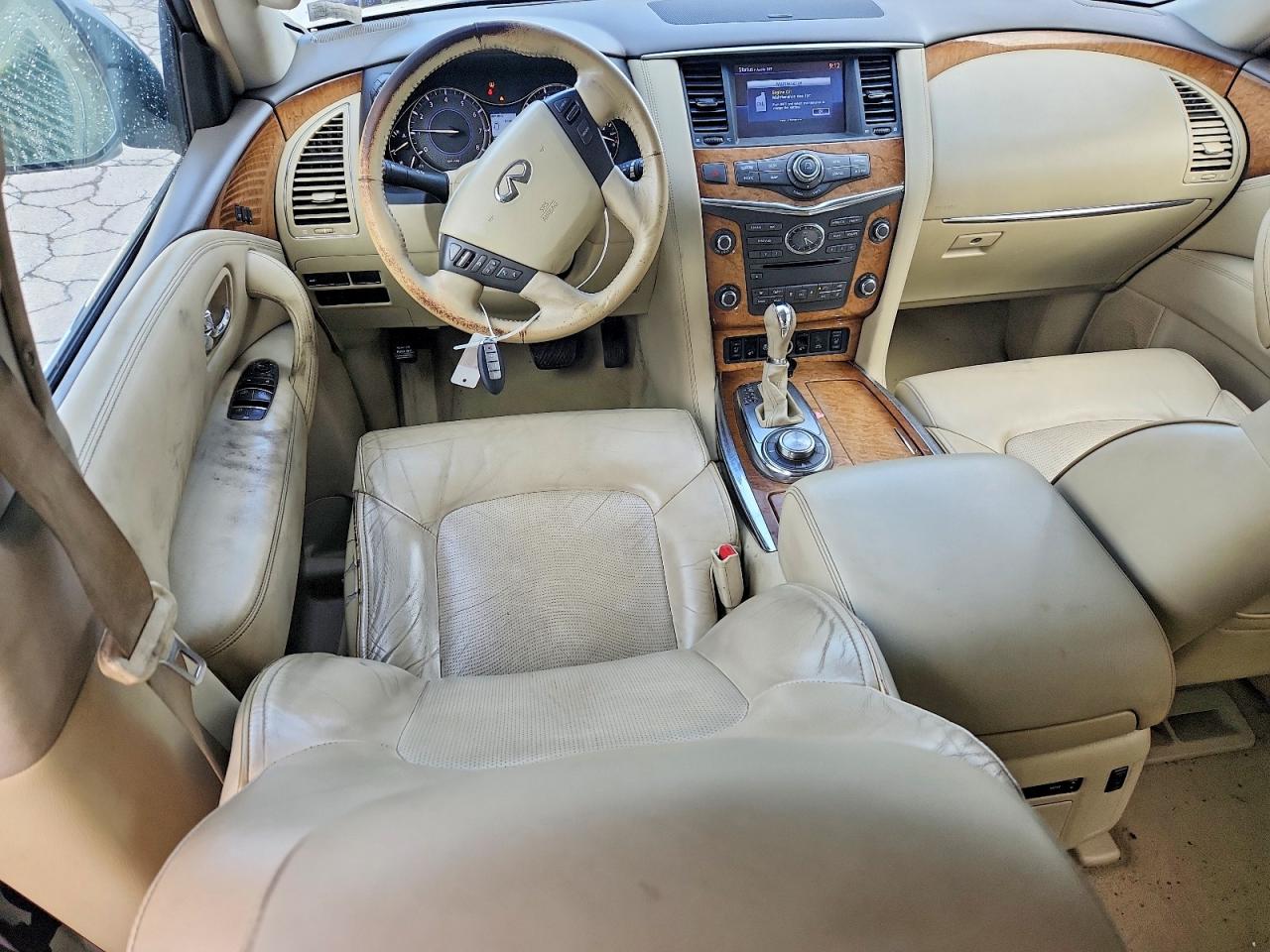 2014 Infiniti Qx80 Base Белый vin: JN8AZ2NE7E9068412