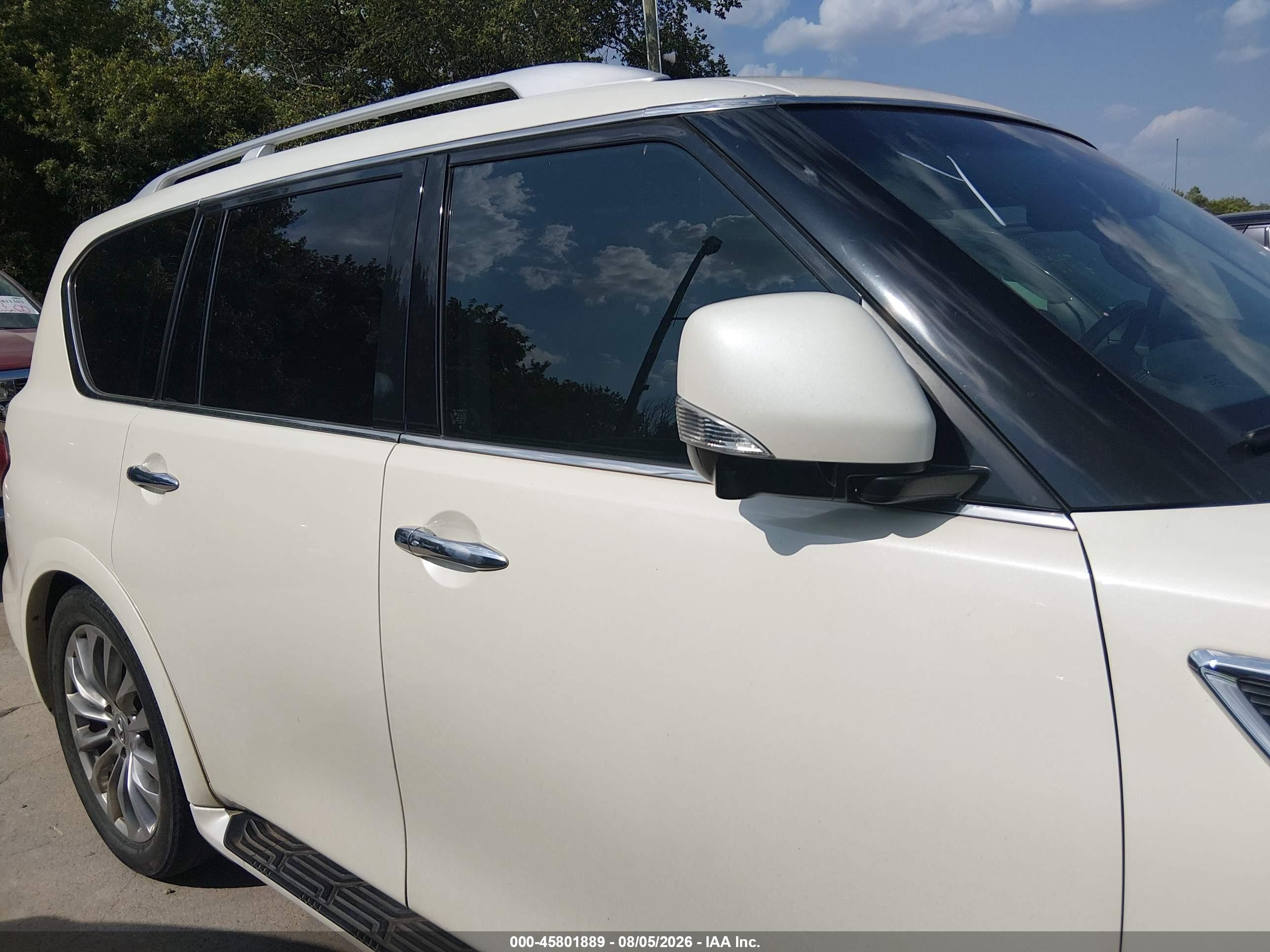 2015 Infiniti Qx80   White vin: JN8AZ2NE7F9081050