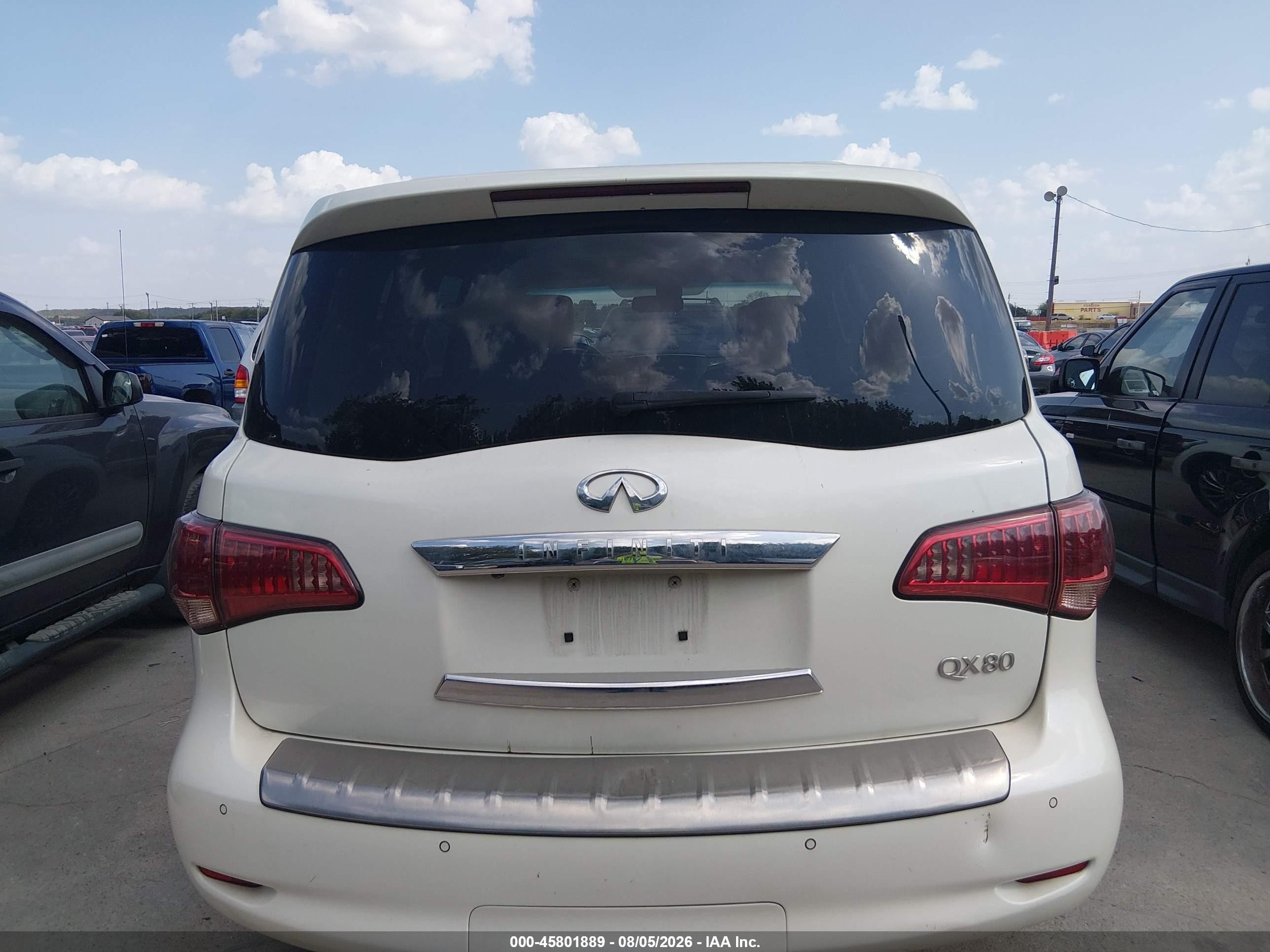 2015 Infiniti Qx80   White vin: JN8AZ2NE7F9081050