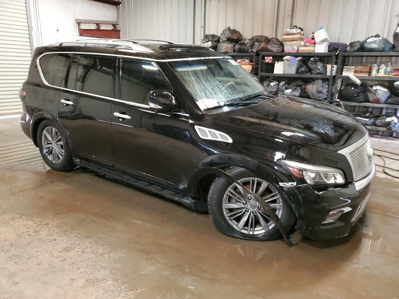 2015 Infiniti Qx80 Base Черный vin: JN8AZ2NE7F9085096 Damage: Right Head Lamp, Broken, Replacement Required