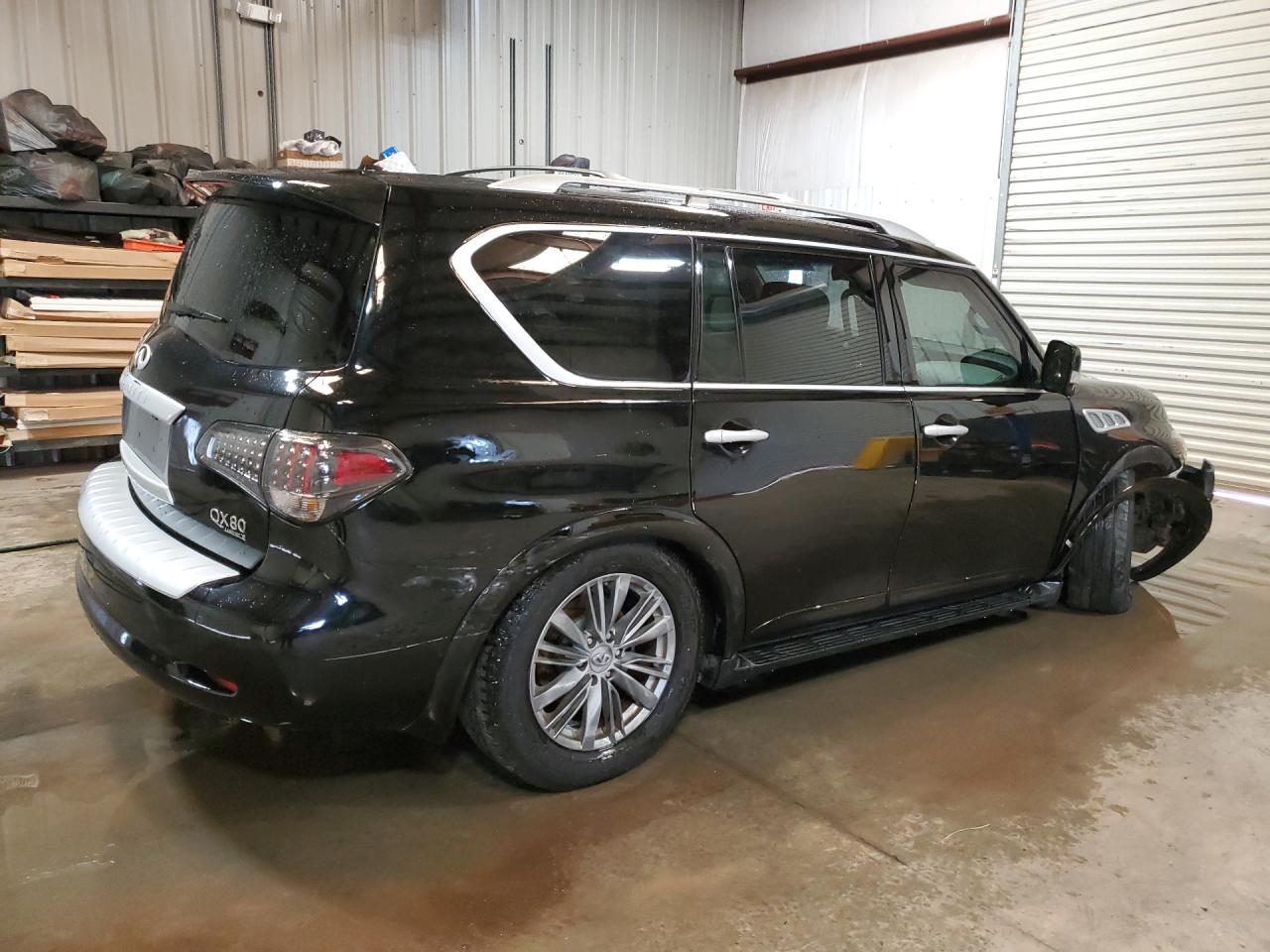 2015 Infiniti Qx80 Base Черный vin: JN8AZ2NE7F9085096 Damage: Right Qtr Panel, Dent(S) W/ Paint Dmg, 6 To 7 Inches