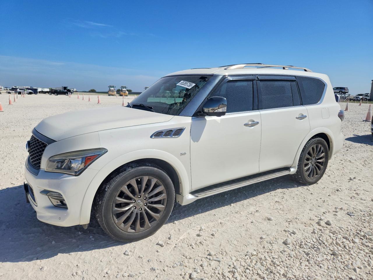 2015 Infiniti Qx80 Base Белый vin: JN8AZ2NE7F9086376