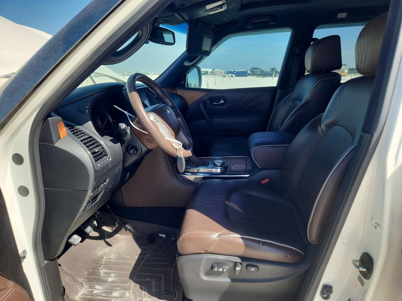 2015 Infiniti Qx80 Base White vin: JN8AZ2NE7F9086376
