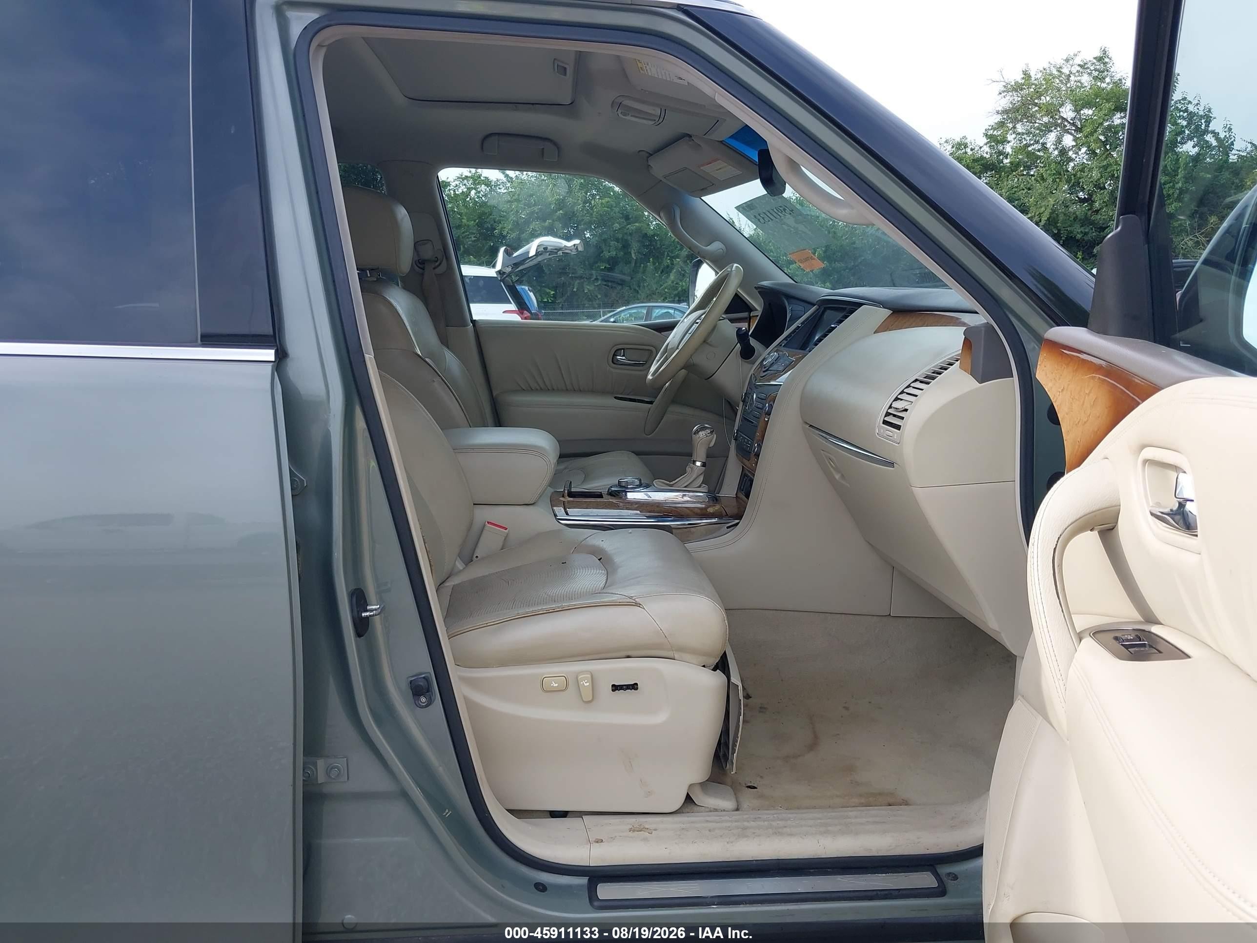 2011 Infiniti Qx56   Green vin: JN8AZ2NE8B9001877