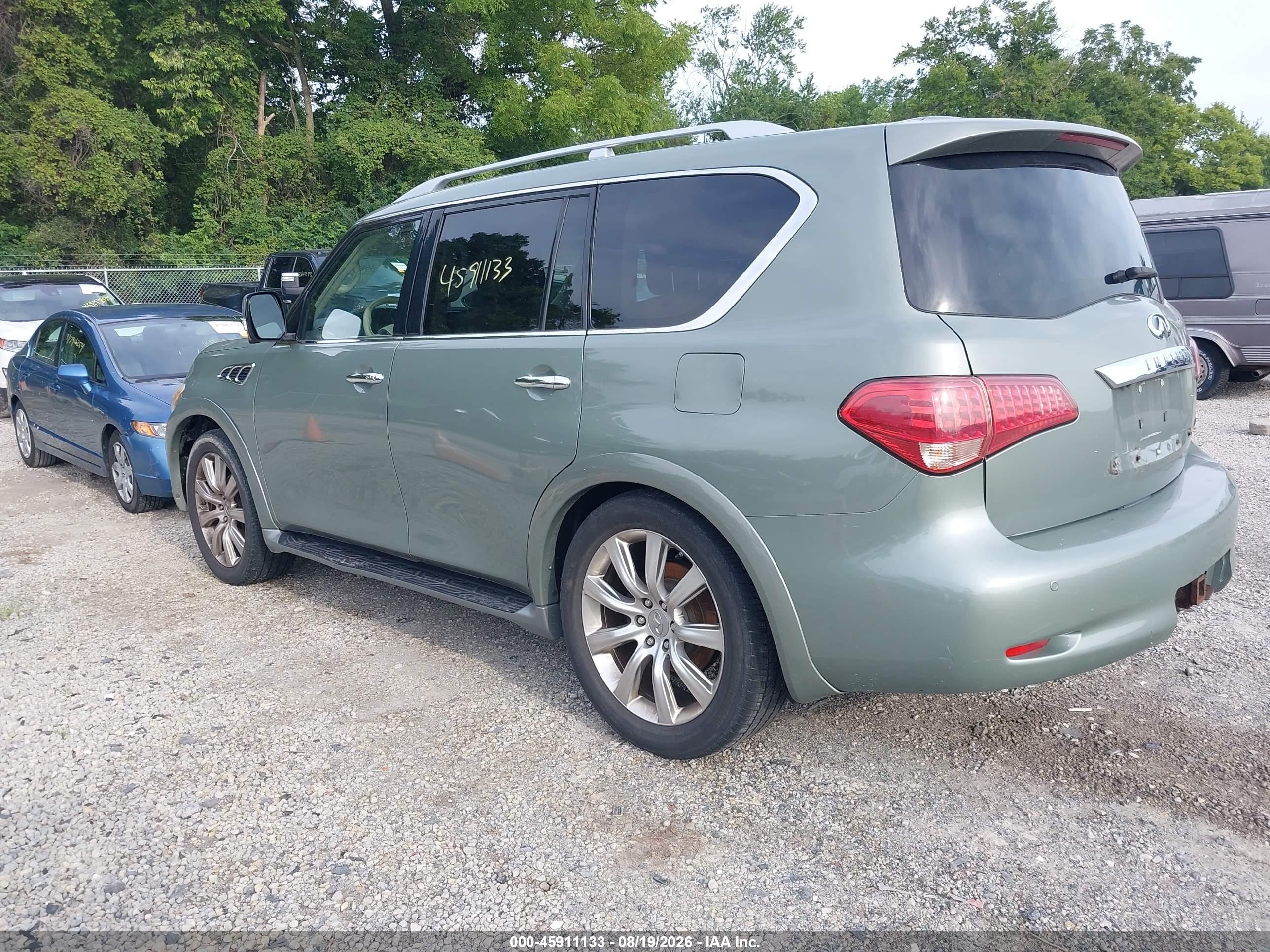 2011 Infiniti Qx56   Green vin: JN8AZ2NE8B9001877
