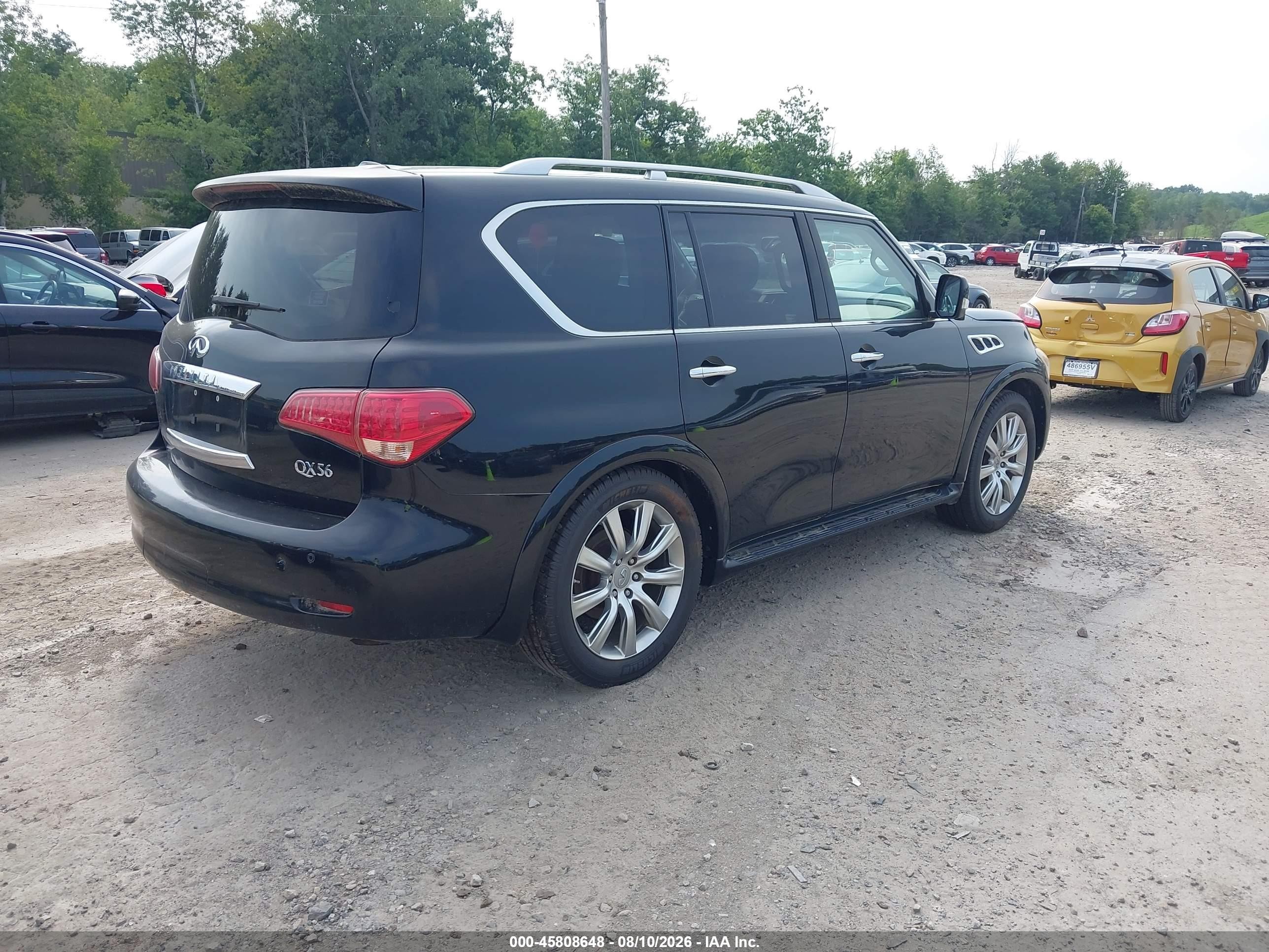 2011 Infiniti Qx56   Black vin: JN8AZ2NE8B9002690