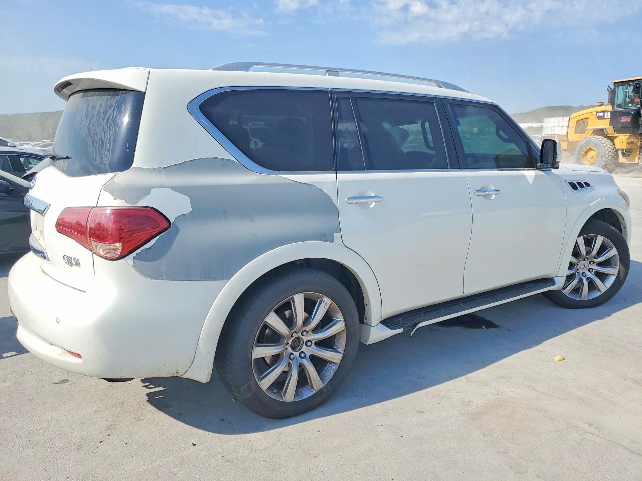 2011 Infiniti Qx56 Base White vin: JN8AZ2NE8B9004097