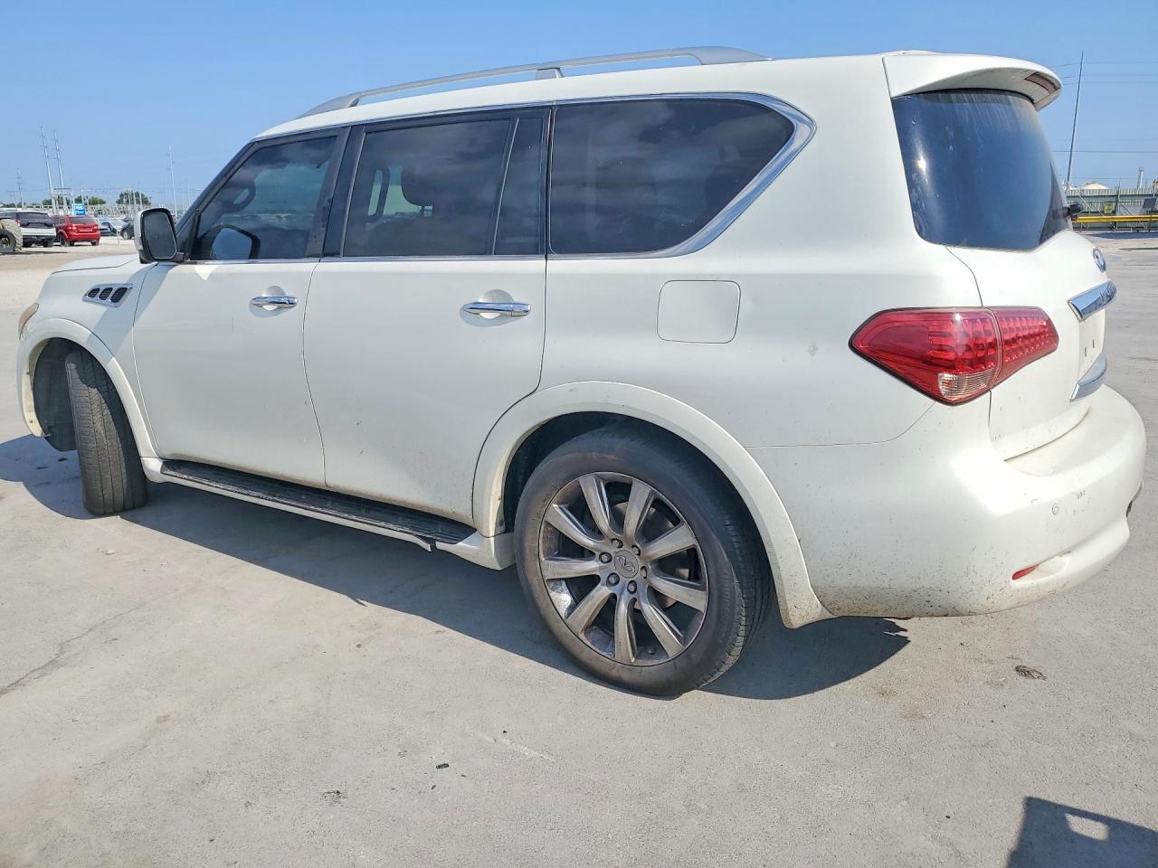 2011 Infiniti Qx56 Base White vin: JN8AZ2NE8B9004097