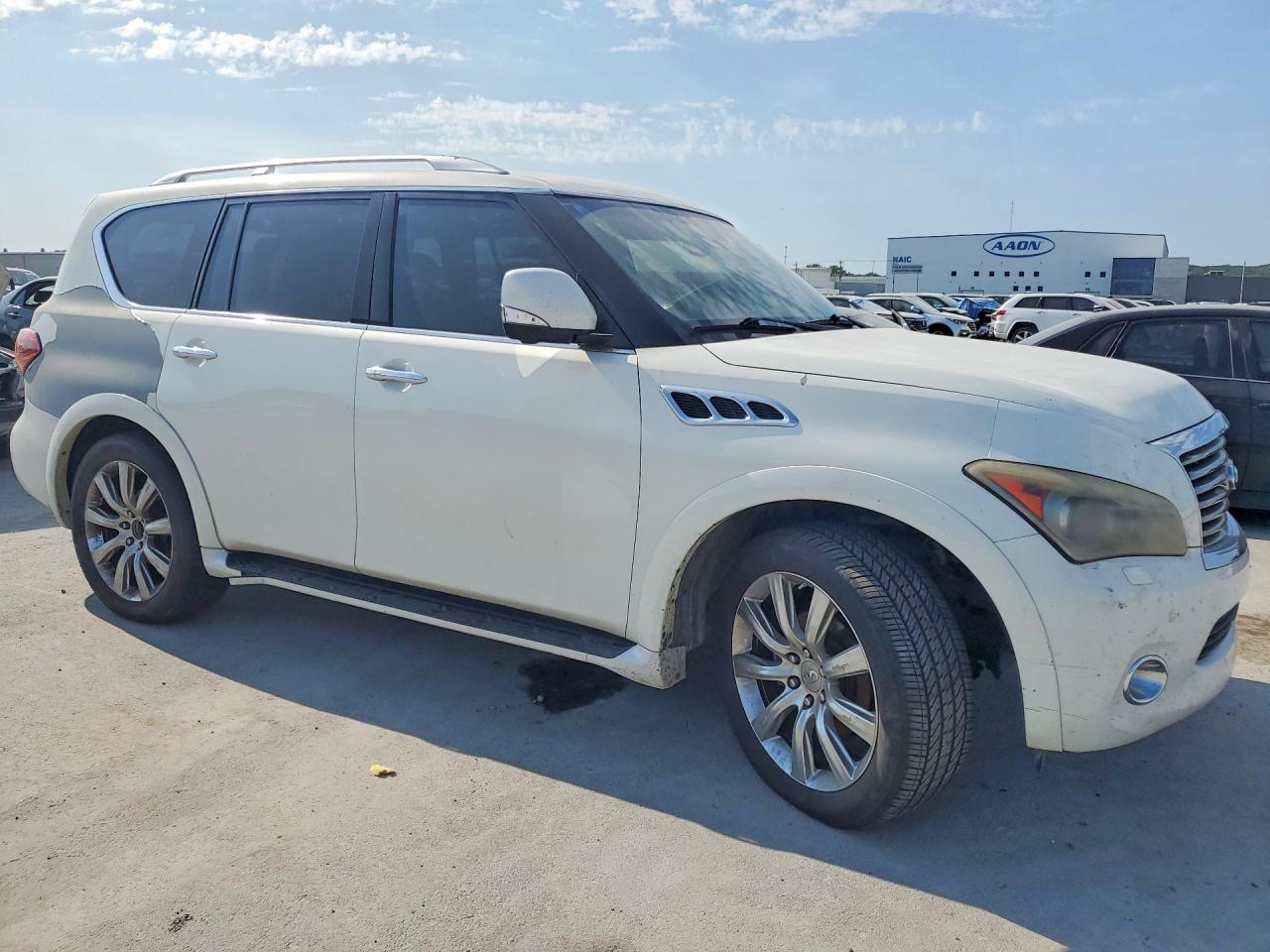 2011 Infiniti Qx56 Base White vin: JN8AZ2NE8B9004097