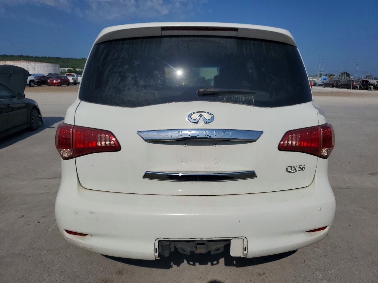 2011 Infiniti Qx56 Base White vin: JN8AZ2NE8B9004097