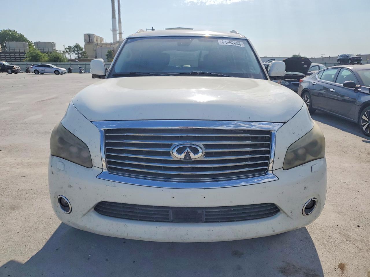 2011 Infiniti Qx56 Base White vin: JN8AZ2NE8B9004097