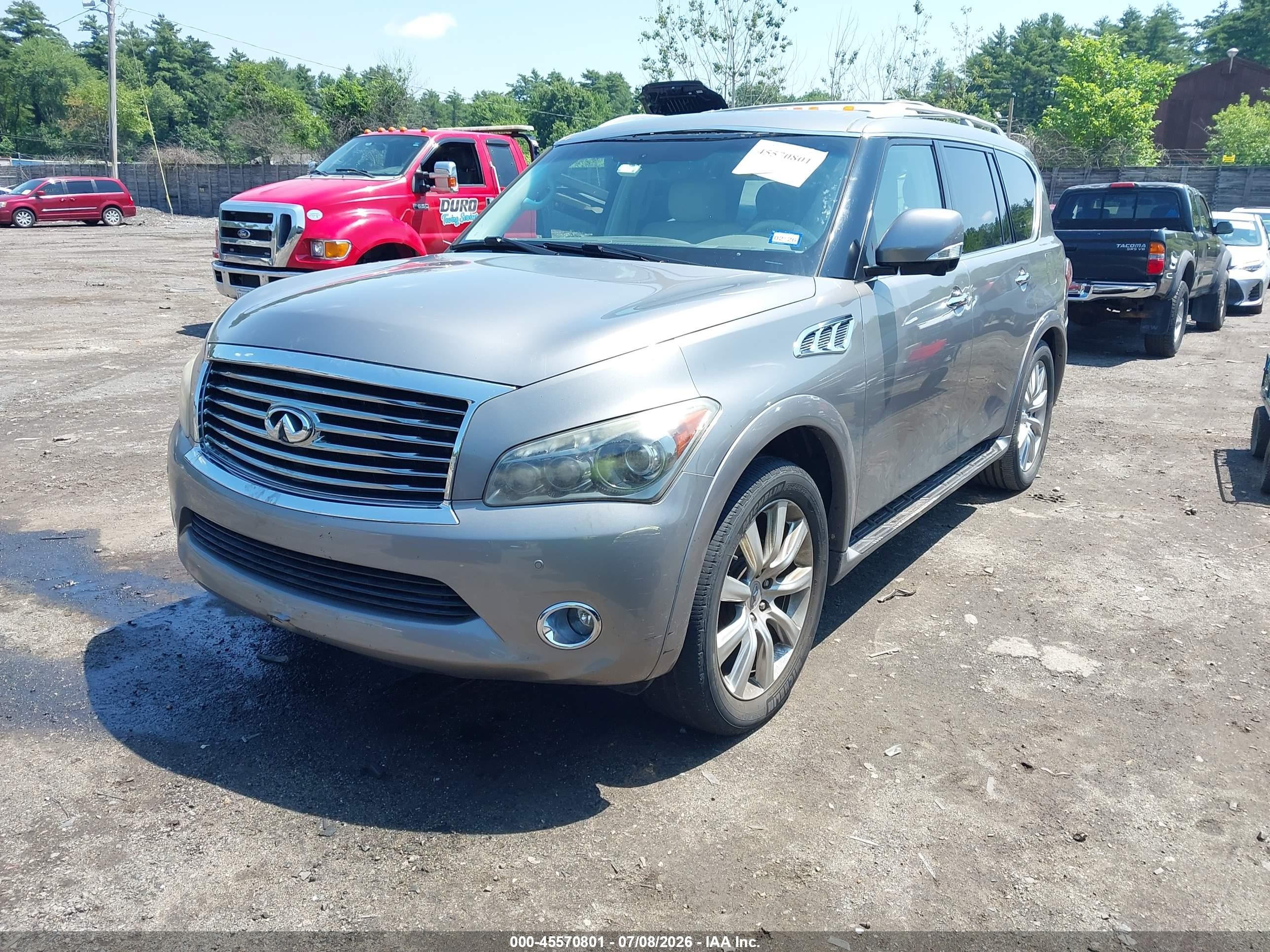 2011 Infiniti Qx56   Gray vin: JN8AZ2NE8B9007503