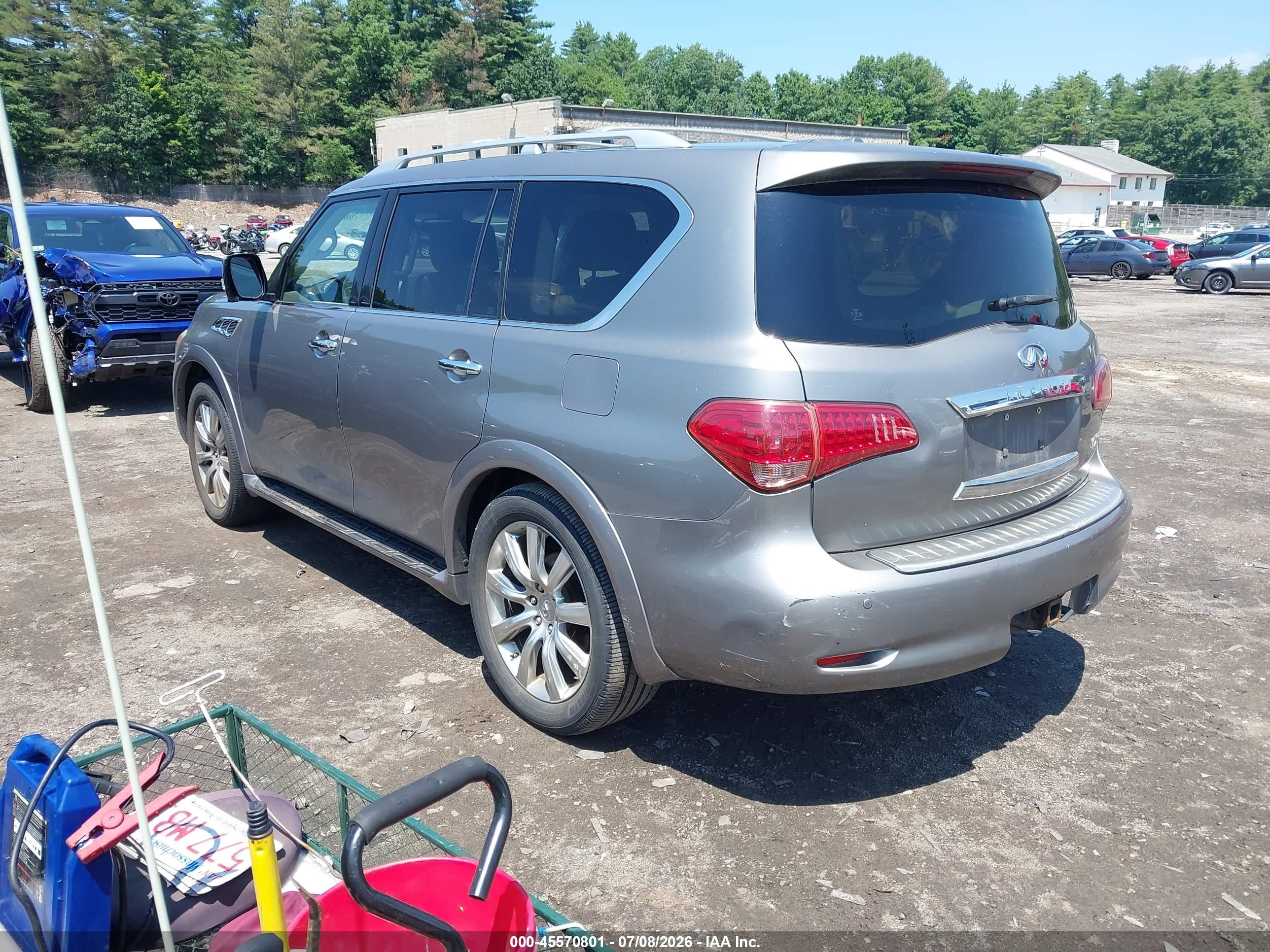 2011 Infiniti Qx56   Gray vin: JN8AZ2NE8B9007503