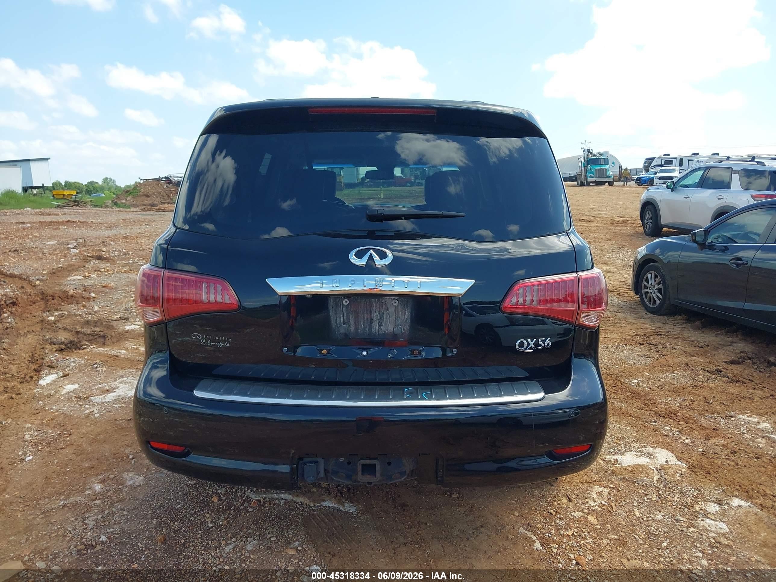 2012 Infiniti Qx56   Black vin: JN8AZ2NE8C9016381