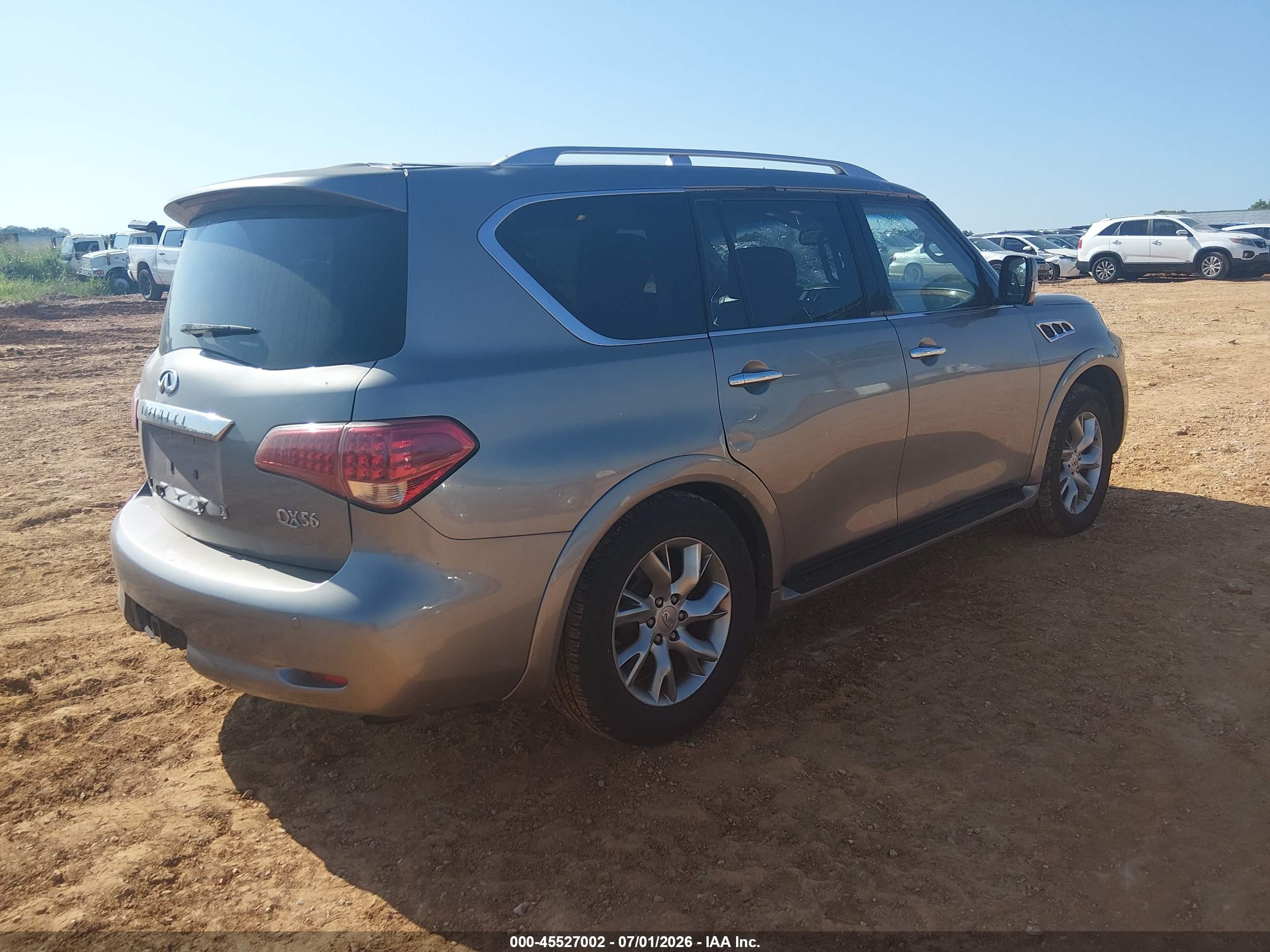 2012 Infiniti Qx56   Silver vin: JN8AZ2NE8C9016770
