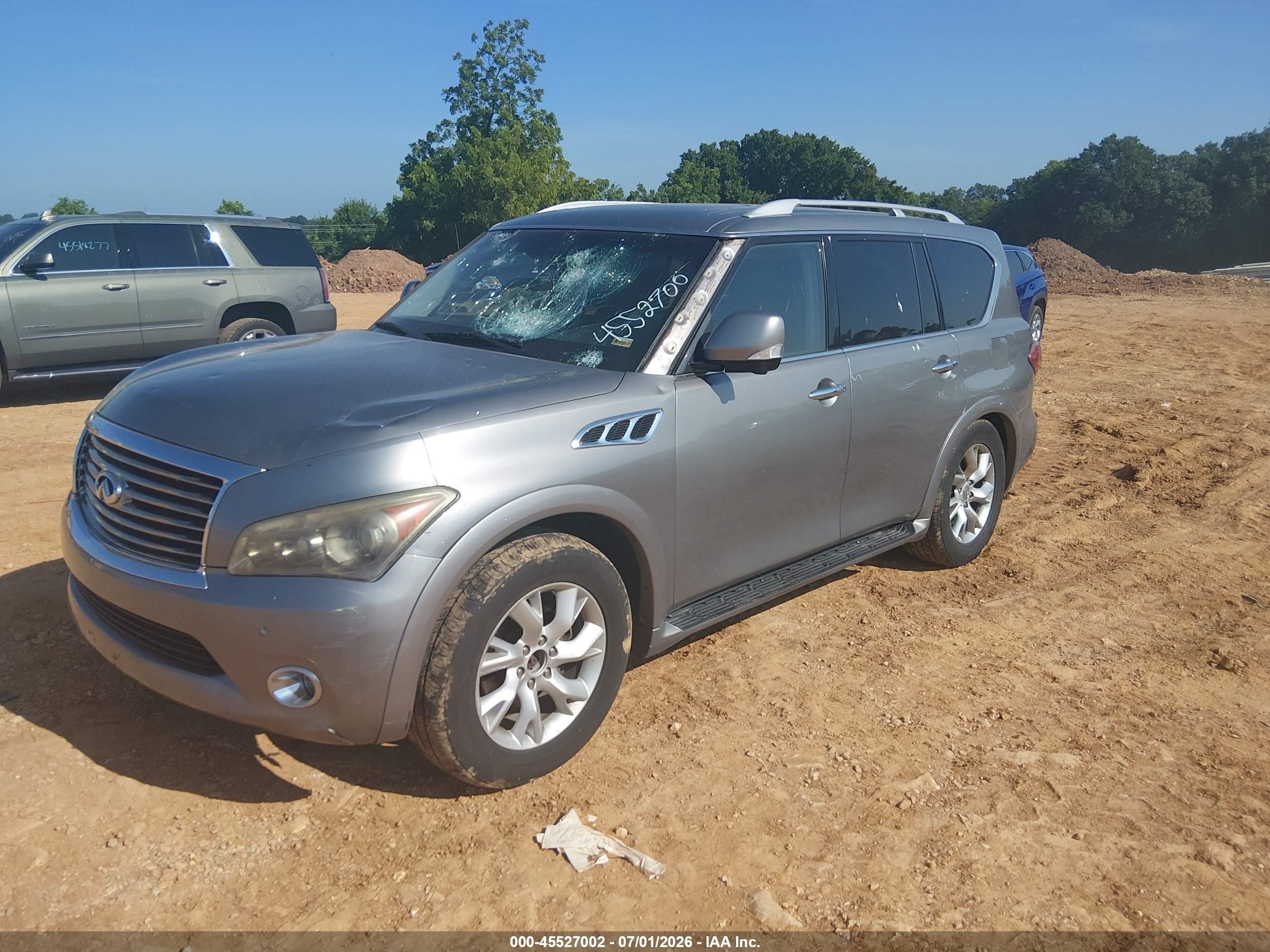 2012 Infiniti Qx56   Silver vin: JN8AZ2NE8C9016770