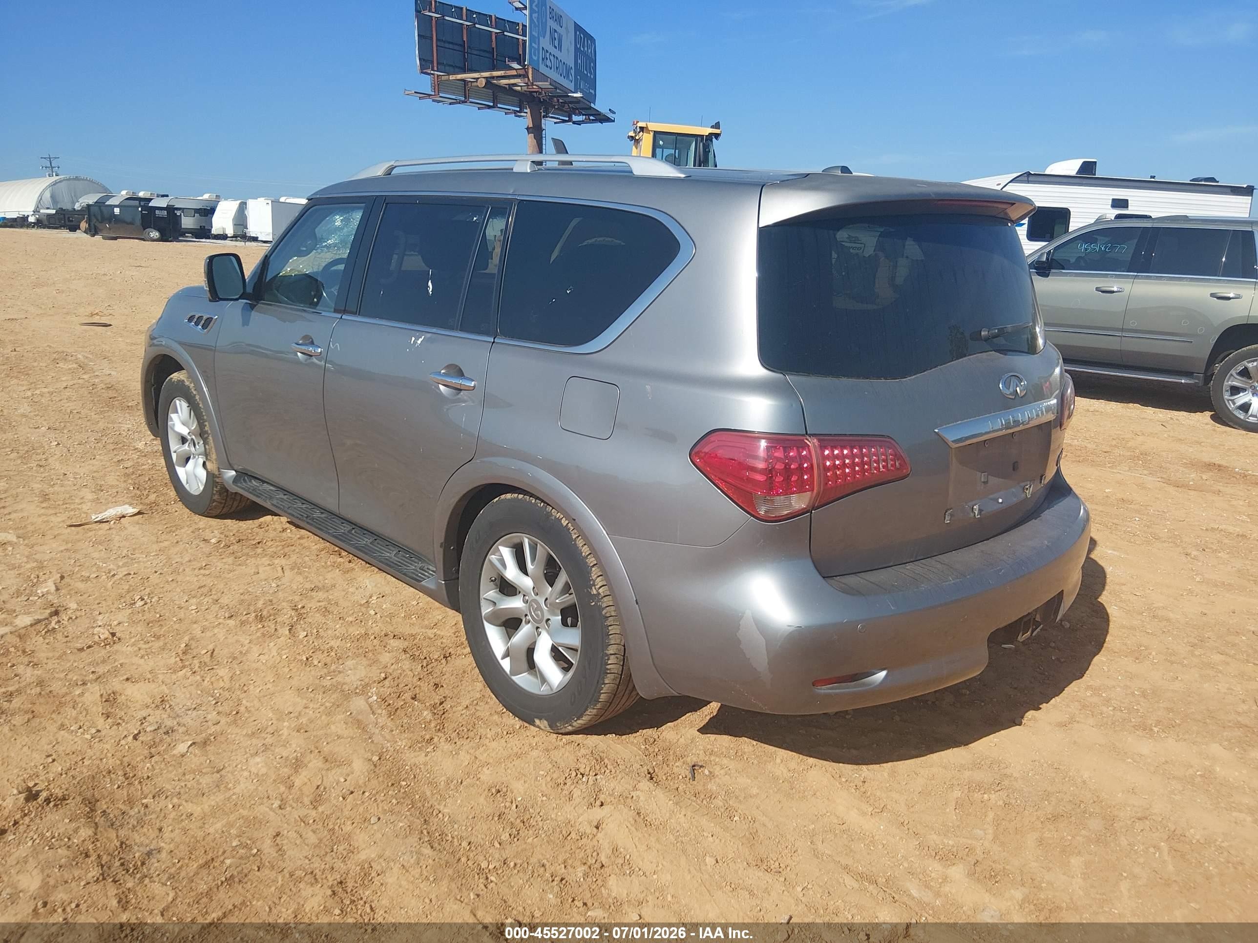 2012 Infiniti Qx56   Silver vin: JN8AZ2NE8C9016770