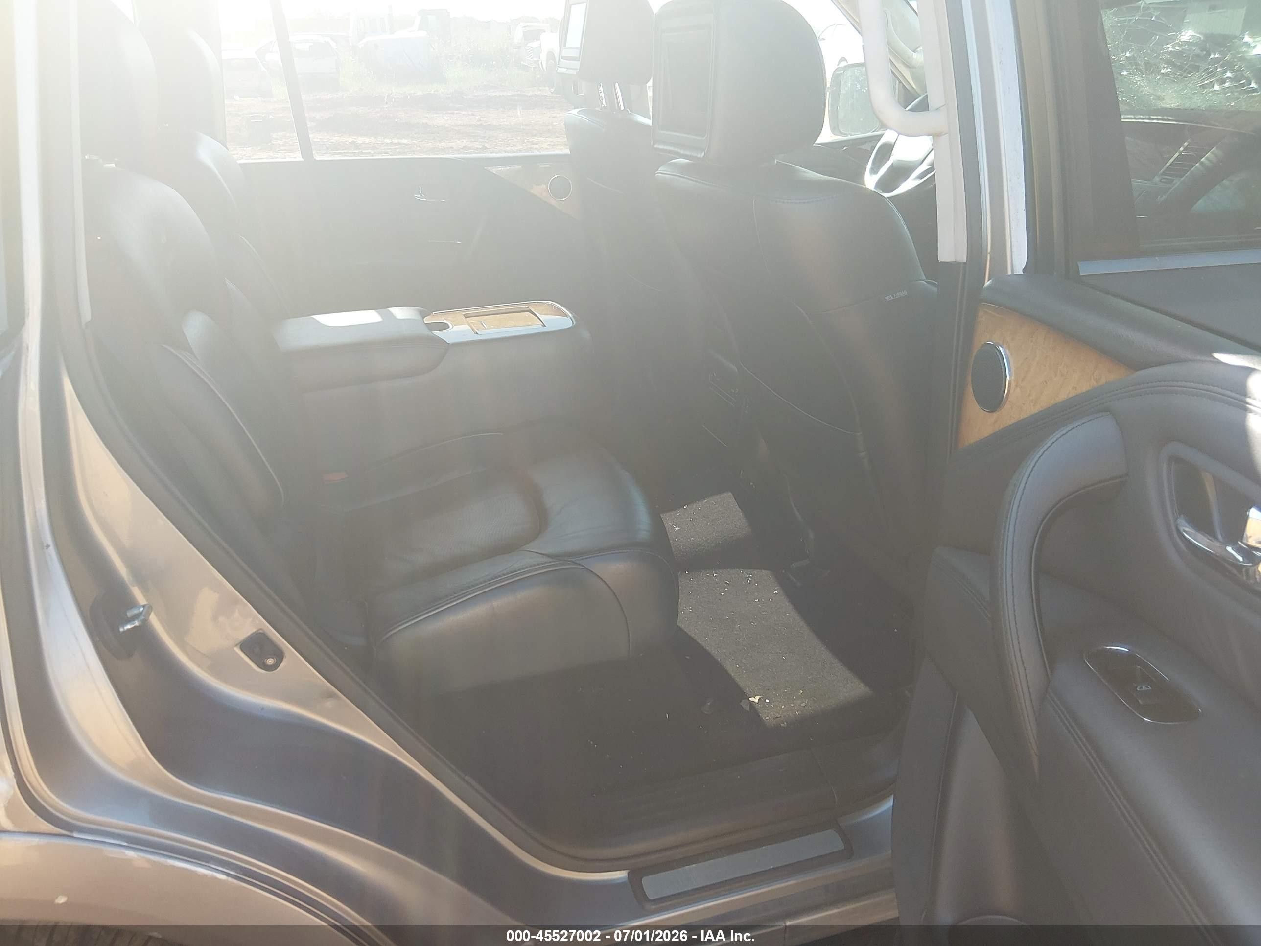 2012 Infiniti Qx56   Silver vin: JN8AZ2NE8C9016770