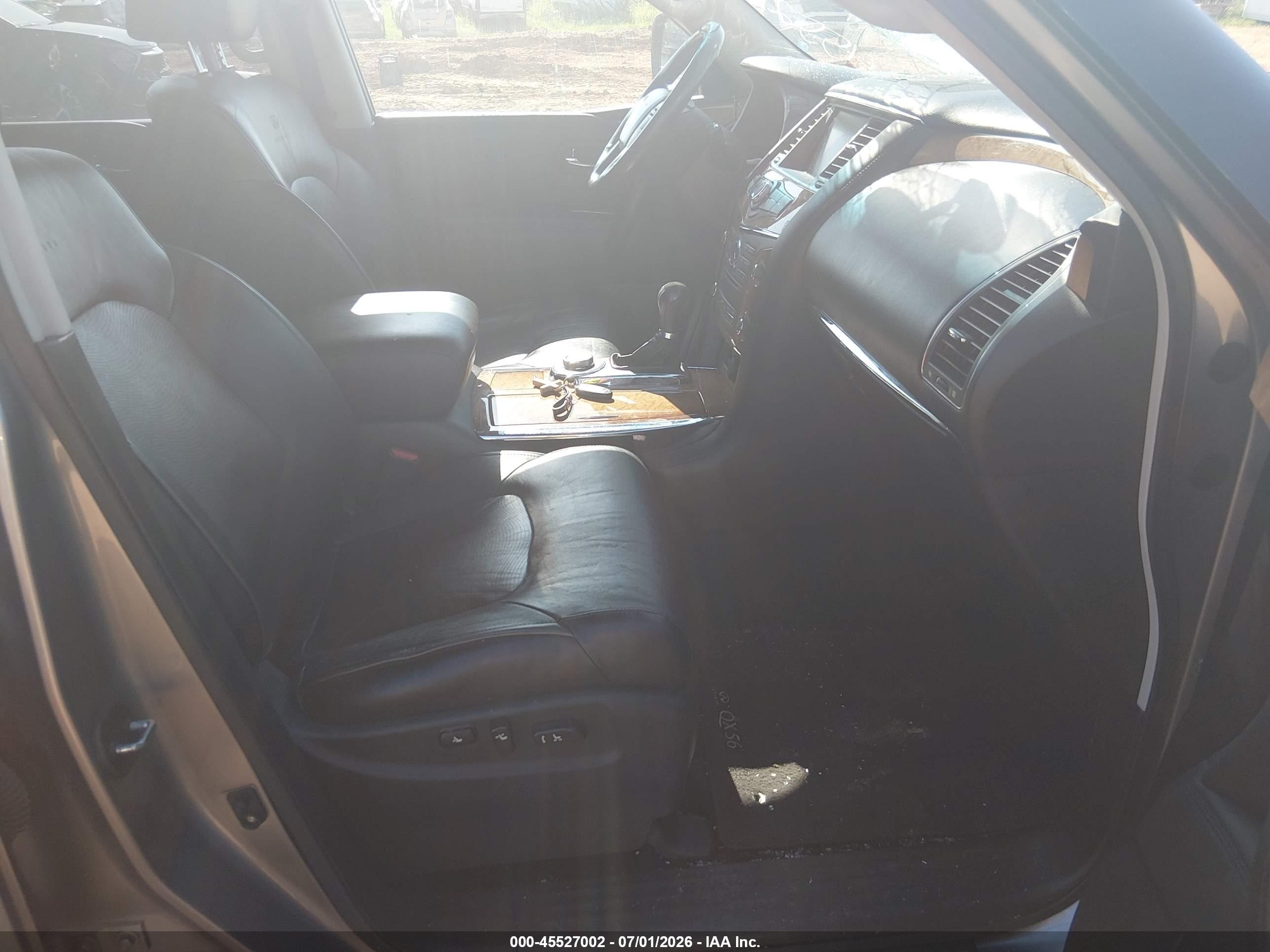 2012 Infiniti Qx56   Silver vin: JN8AZ2NE8C9016770