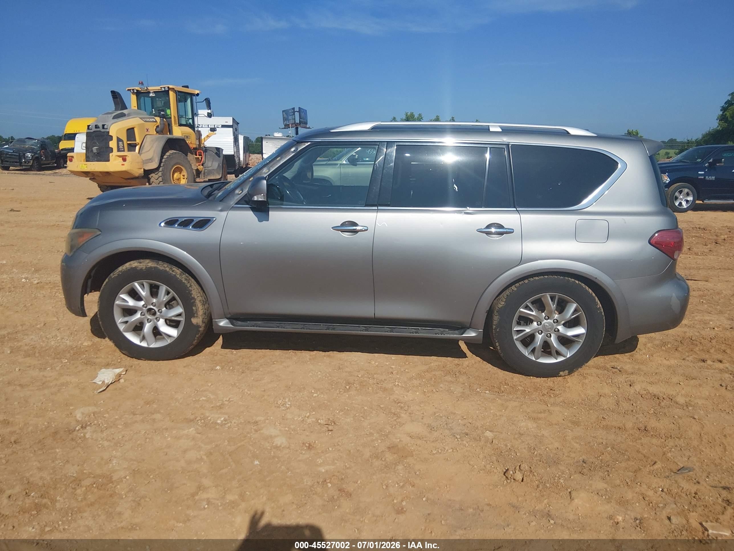 2012 Infiniti Qx56   Silver vin: JN8AZ2NE8C9016770