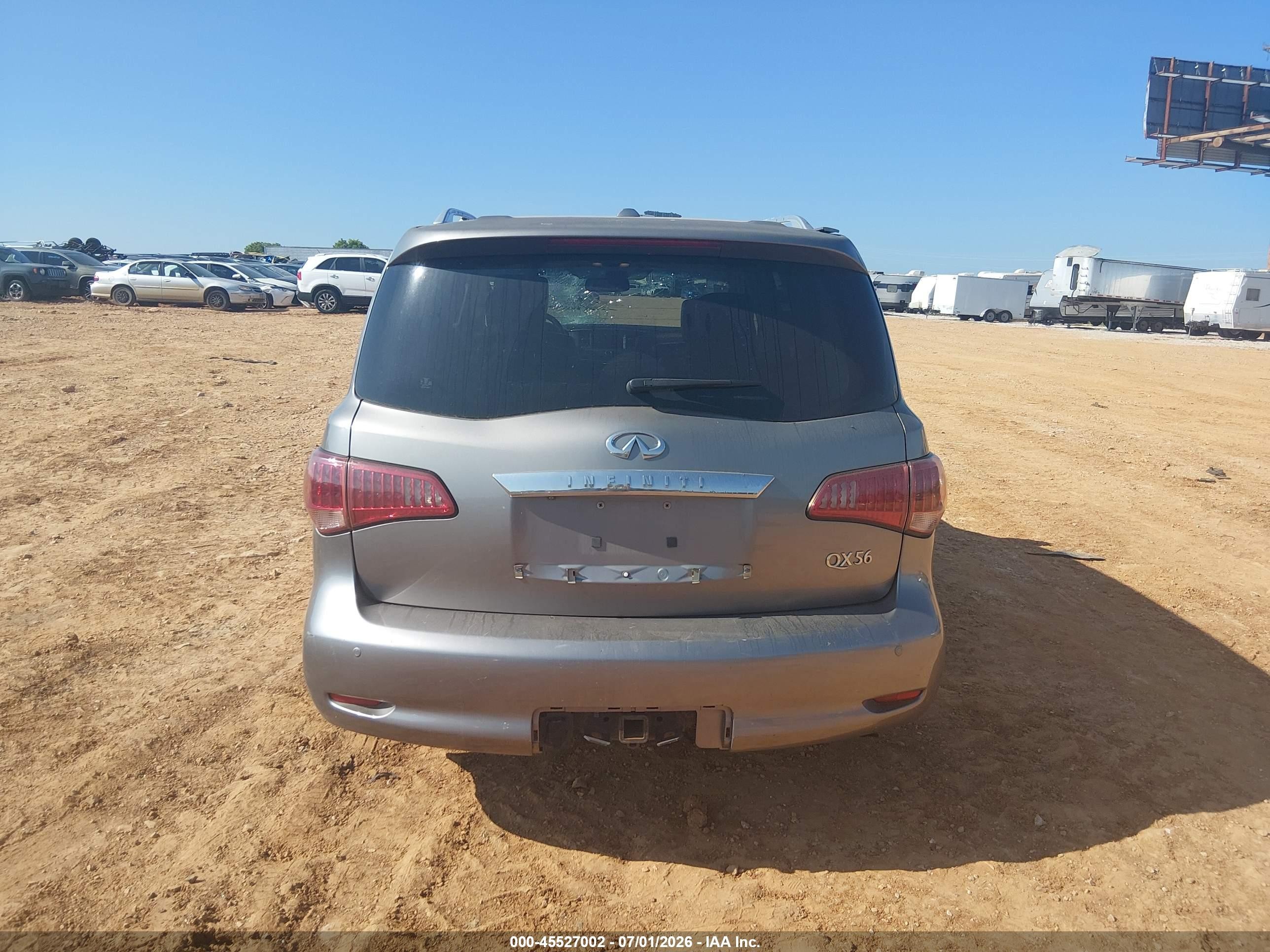 2012 Infiniti Qx56   Silver vin: JN8AZ2NE8C9016770