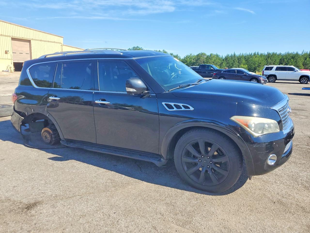 2012 Infiniti Qx56 Base Черный vin: JN8AZ2NE8C9021368