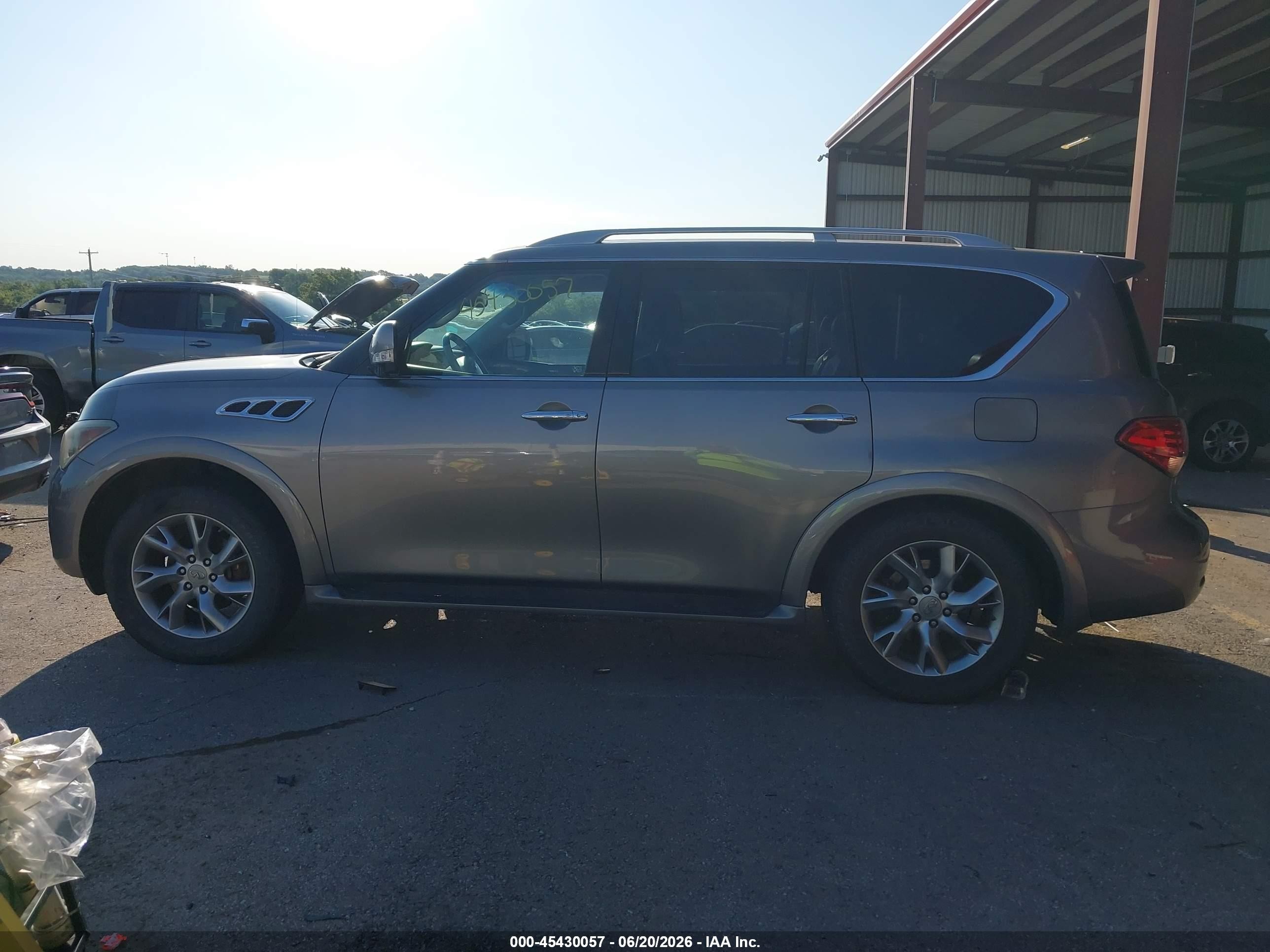 2013 Infiniti Qx56   Gray vin: JN8AZ2NE8D9061371