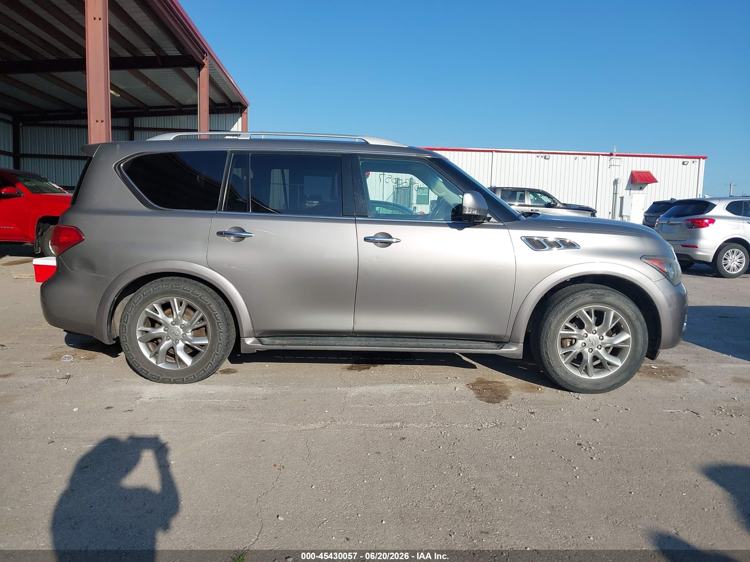 2013 Infiniti Qx56   Gray vin: JN8AZ2NE8D9061371