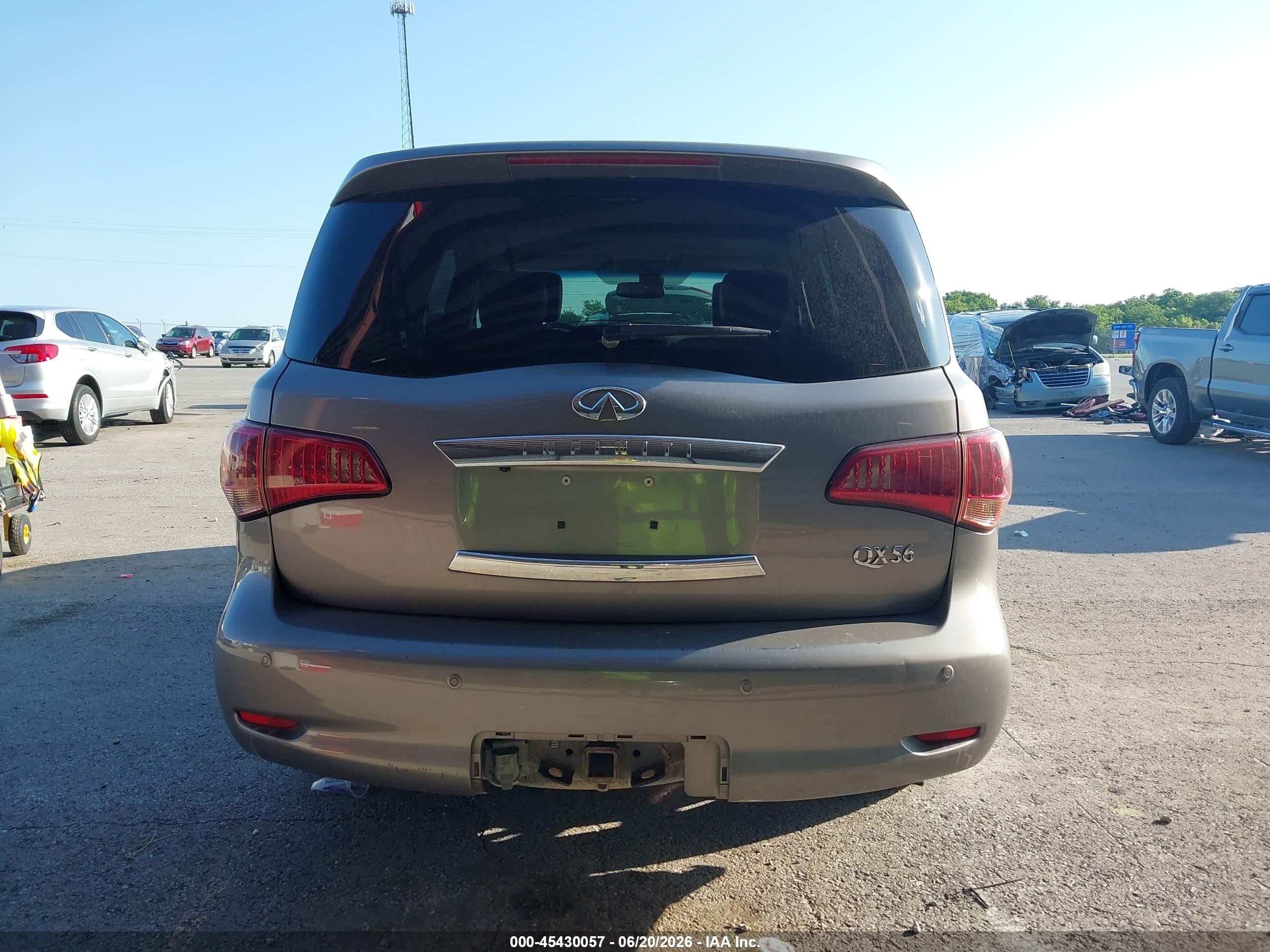 2013 Infiniti Qx56   Gray vin: JN8AZ2NE8D9061371