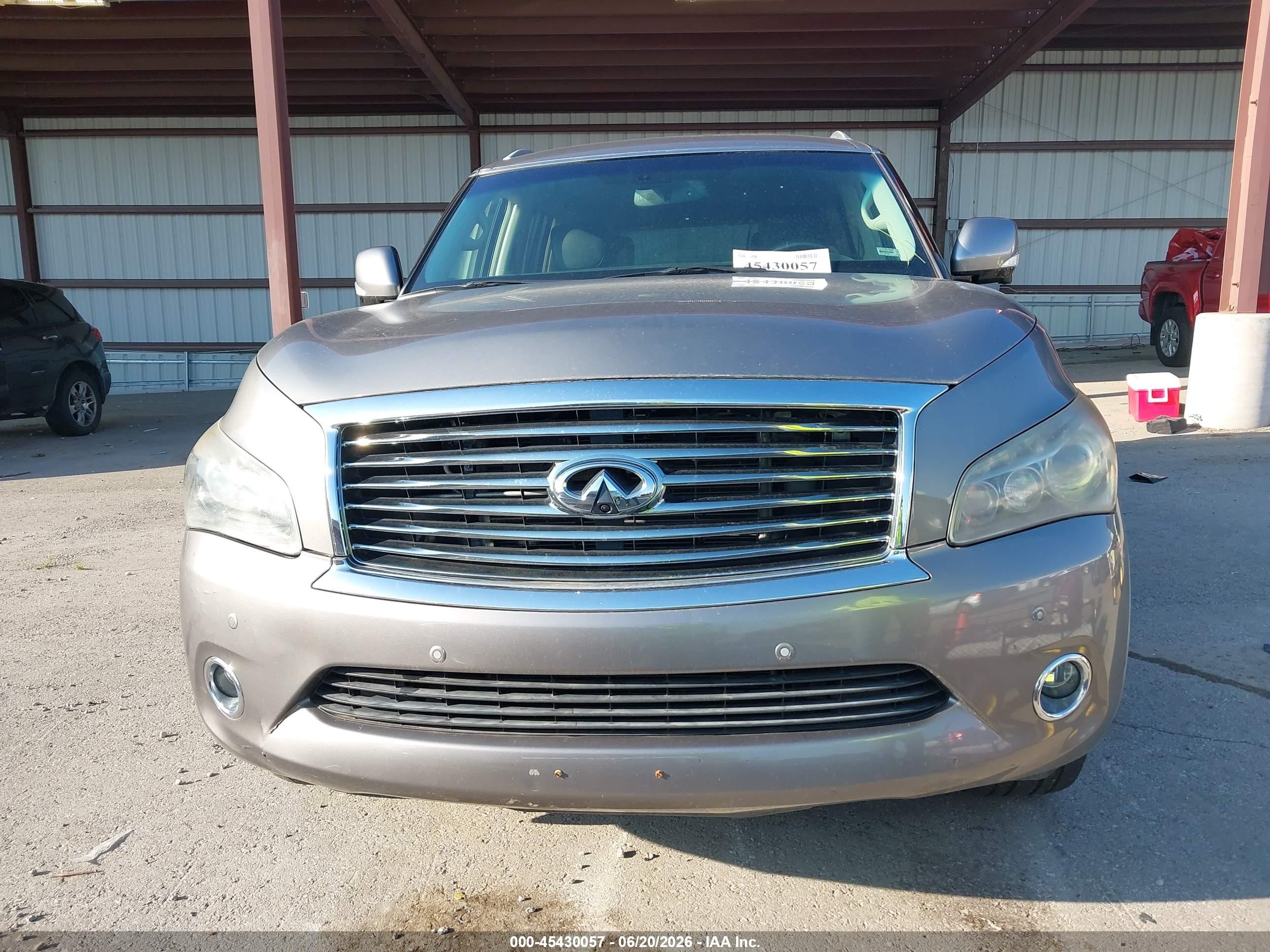 2013 Infiniti Qx56   Gray vin: JN8AZ2NE8D9061371