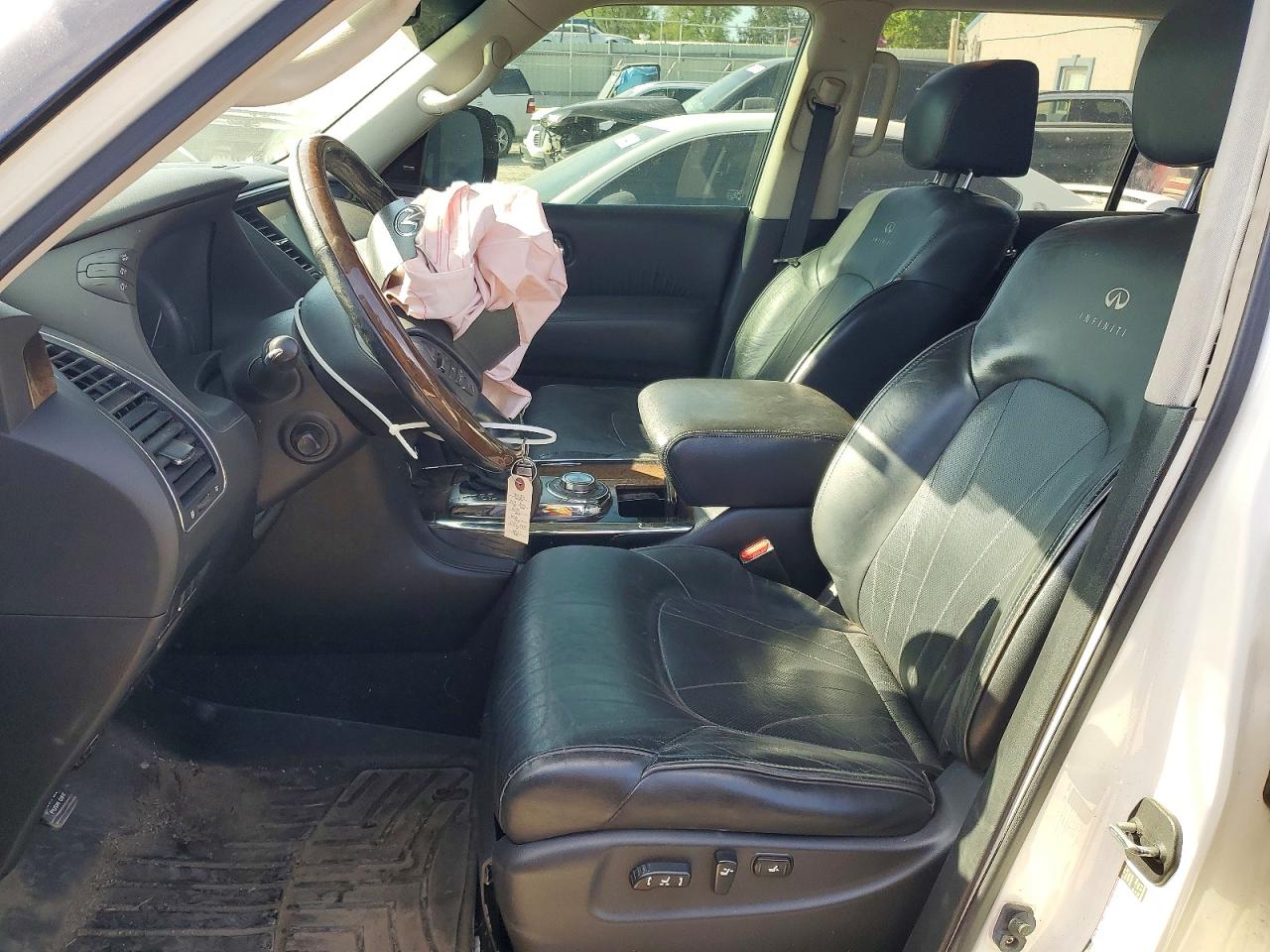 2014 Infiniti Qx80 Base White vin: JN8AZ2NE8E9062909
