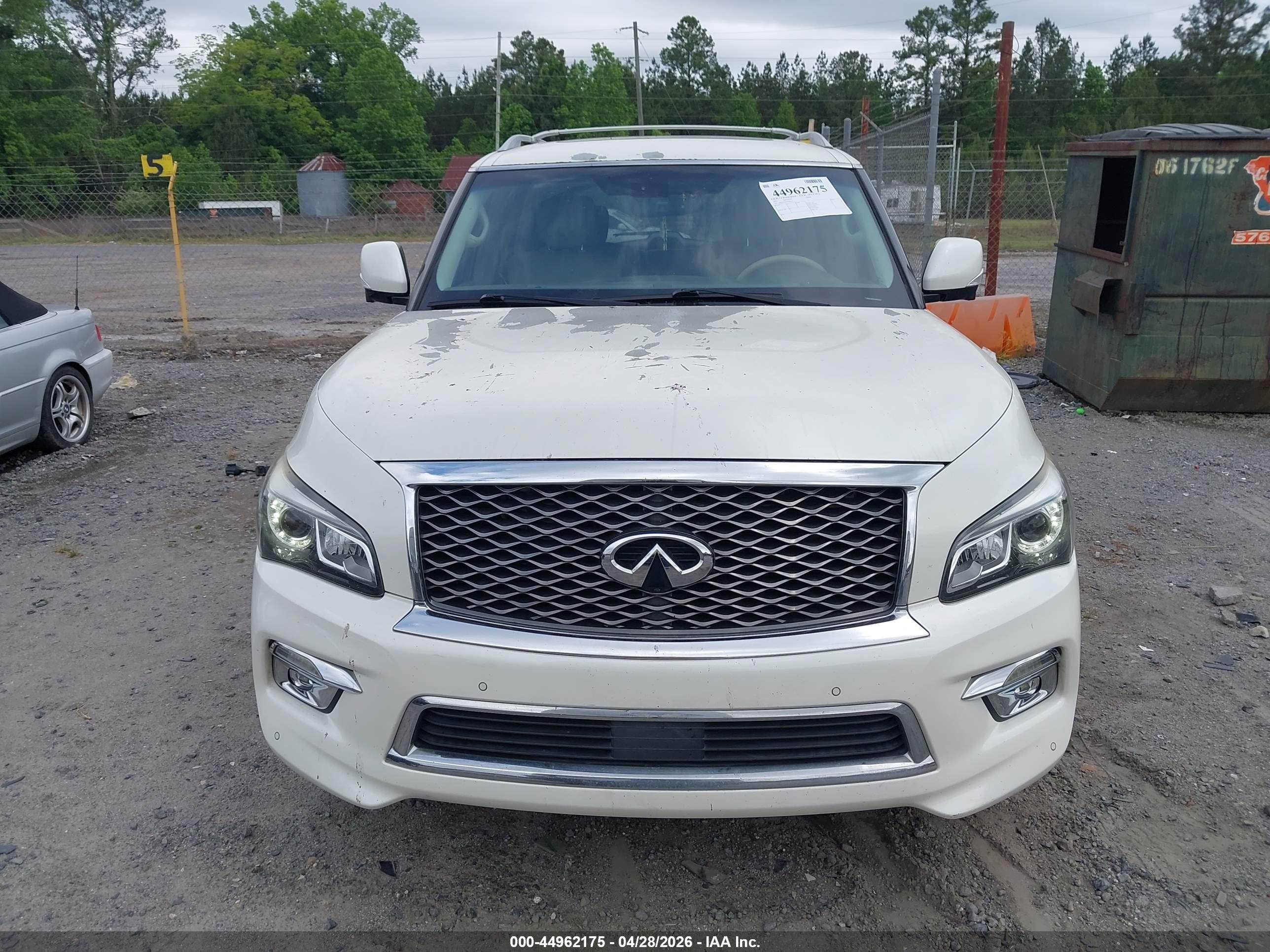 2015 Infiniti Qx80   Beige vin: JN8AZ2NE8F9080375