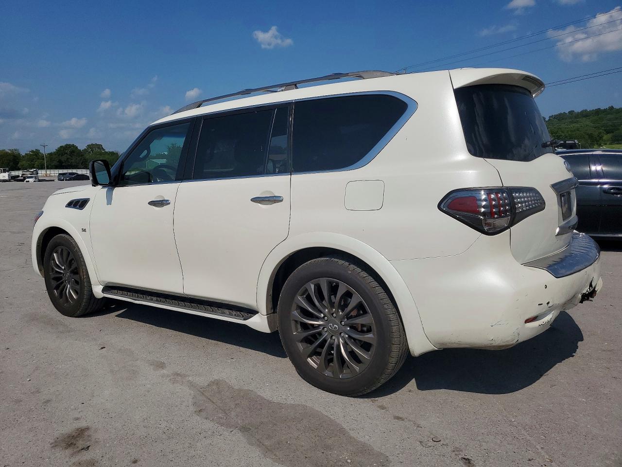 2015 Infiniti Qx80 Base Белый vin: JN8AZ2NE8F9082272
