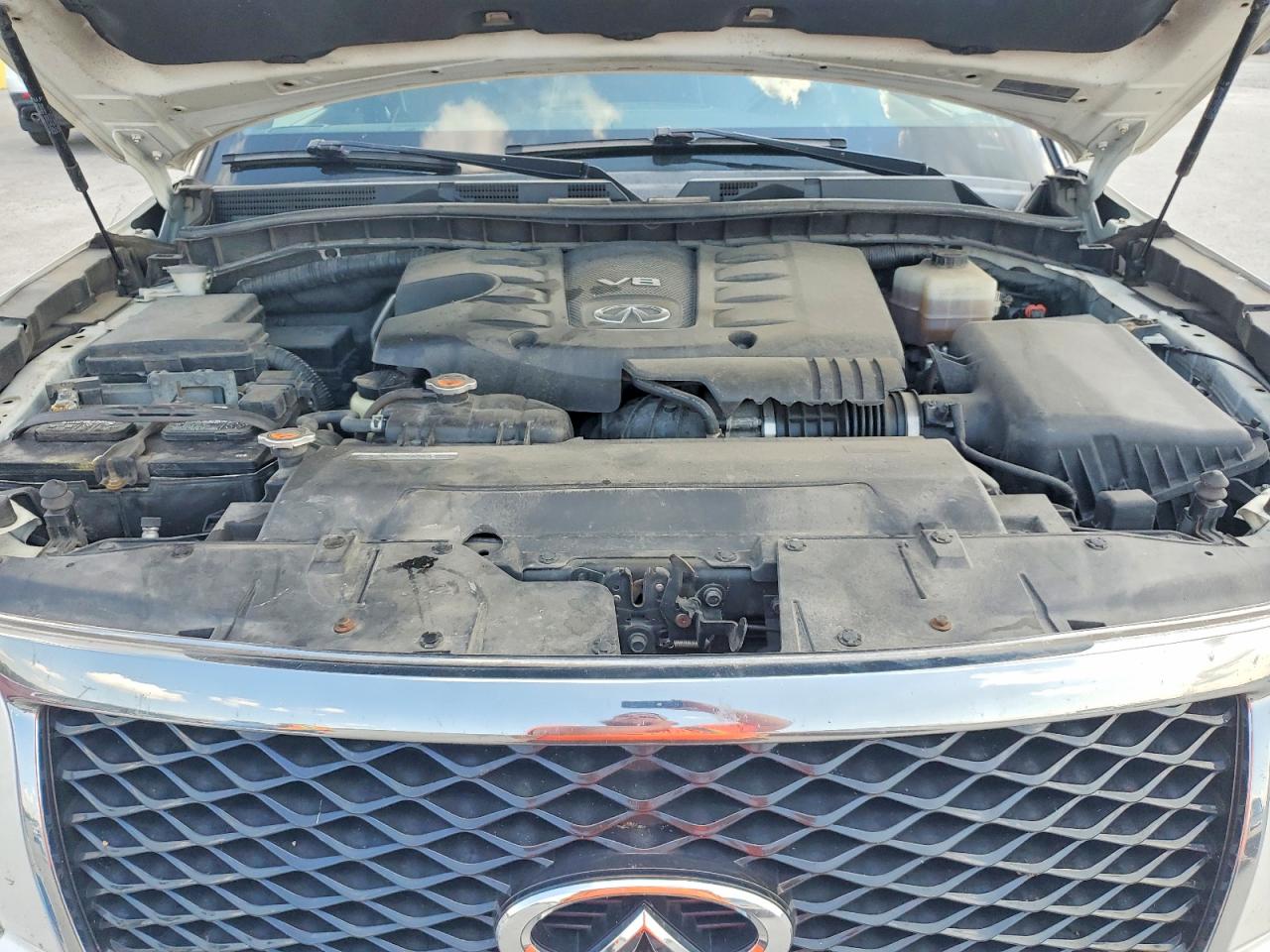 2015 Infiniti Qx80 Base Белый vin: JN8AZ2NE8F9082272