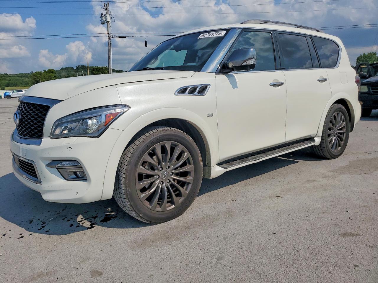 2015 Infiniti Qx80 Base Белый vin: JN8AZ2NE8F9082272
